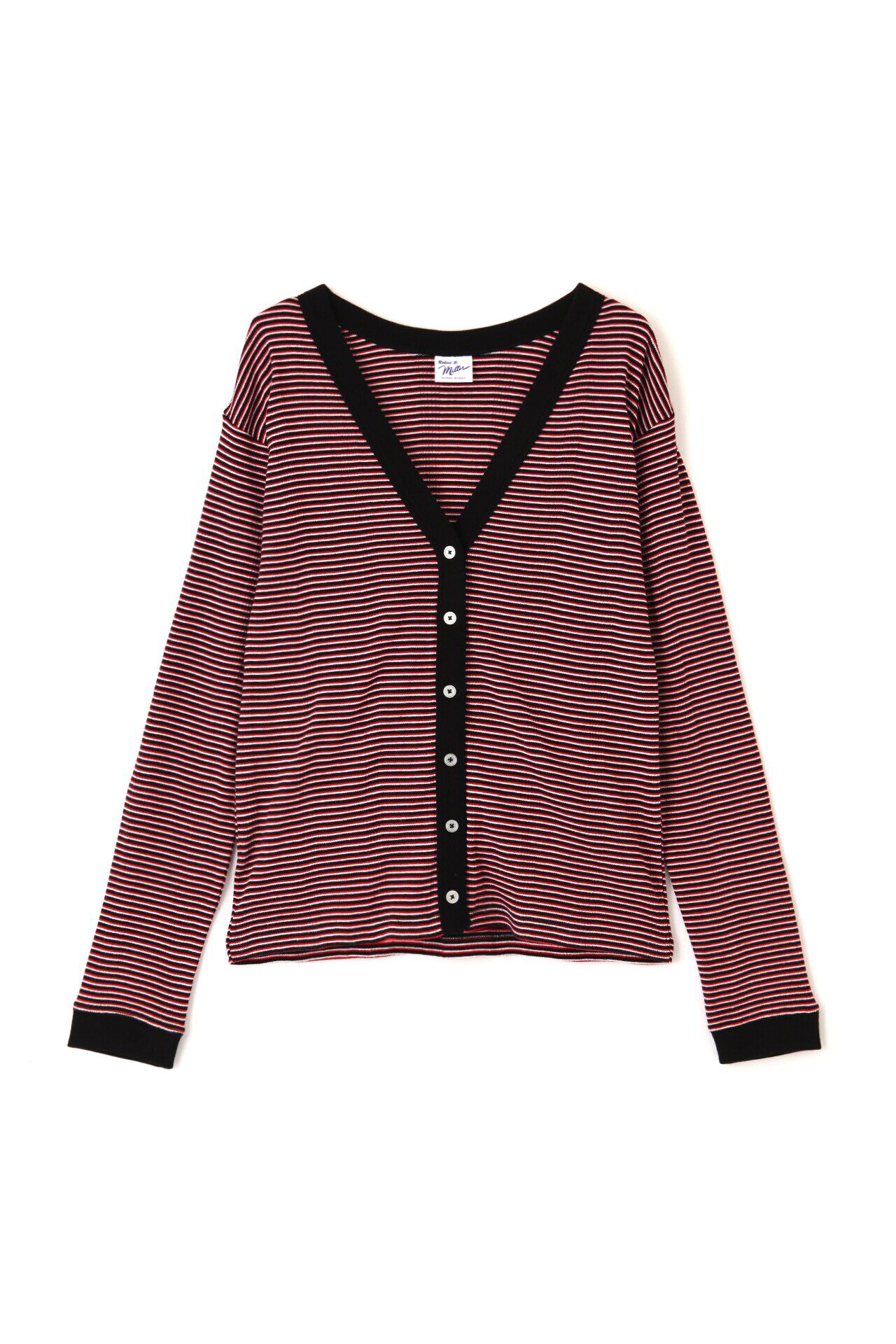  「◆パネルリブＶネックカーディガン」|Tシャツ・カットソー|