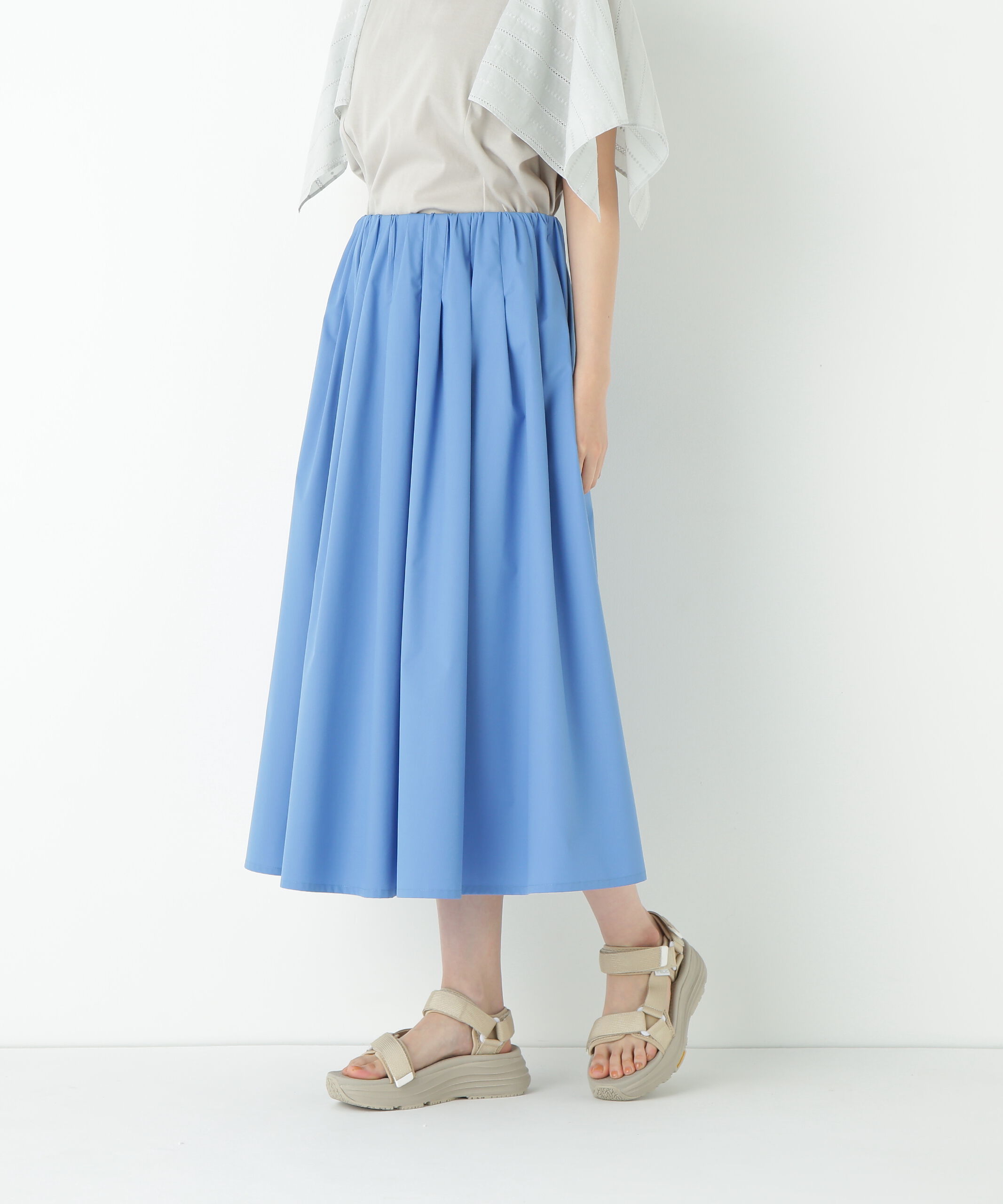 「◆ＴＣシャインブロードスカート」|スカート|ブルー