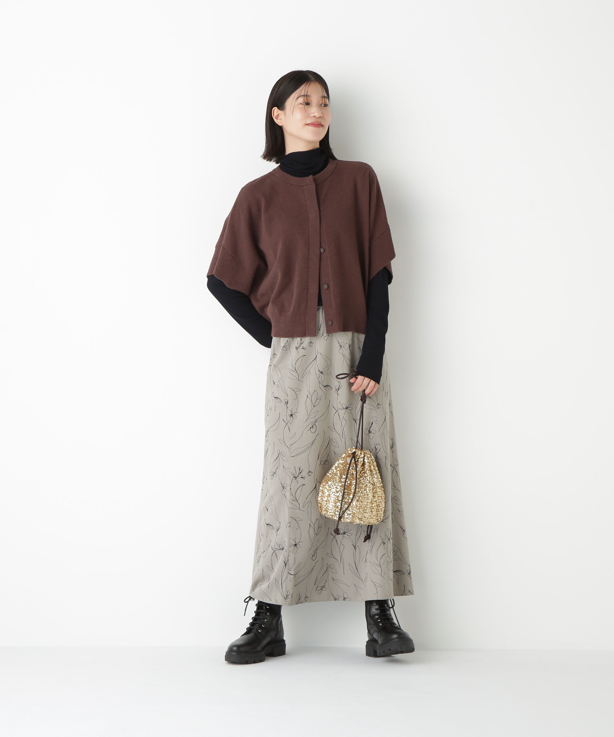  「◆ラインイラストＰＴセミマーメイドスカート」|スカート|