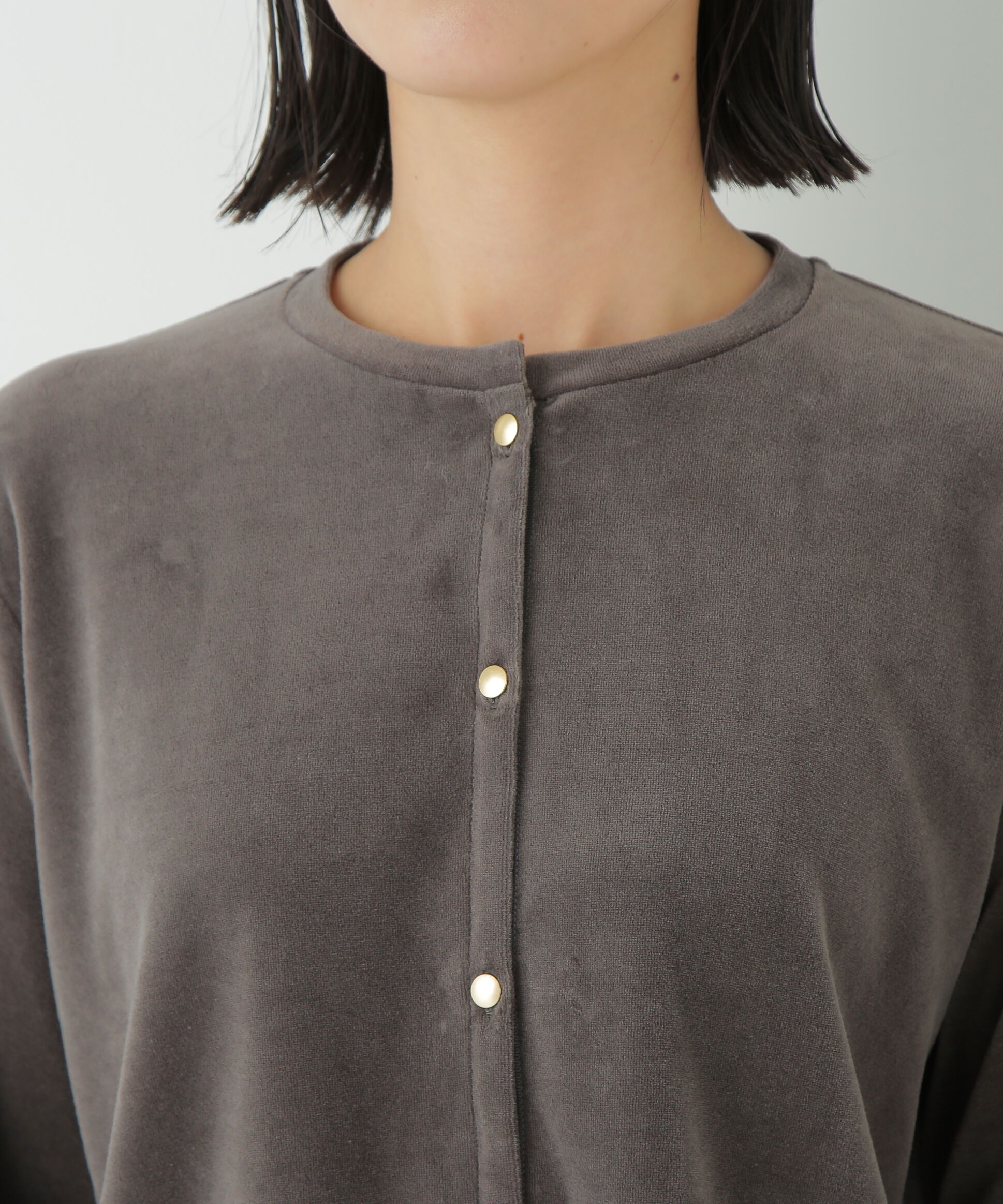  「◆ＴＣコンパクトベロアカーディガン」|Tシャツ・カットソー|