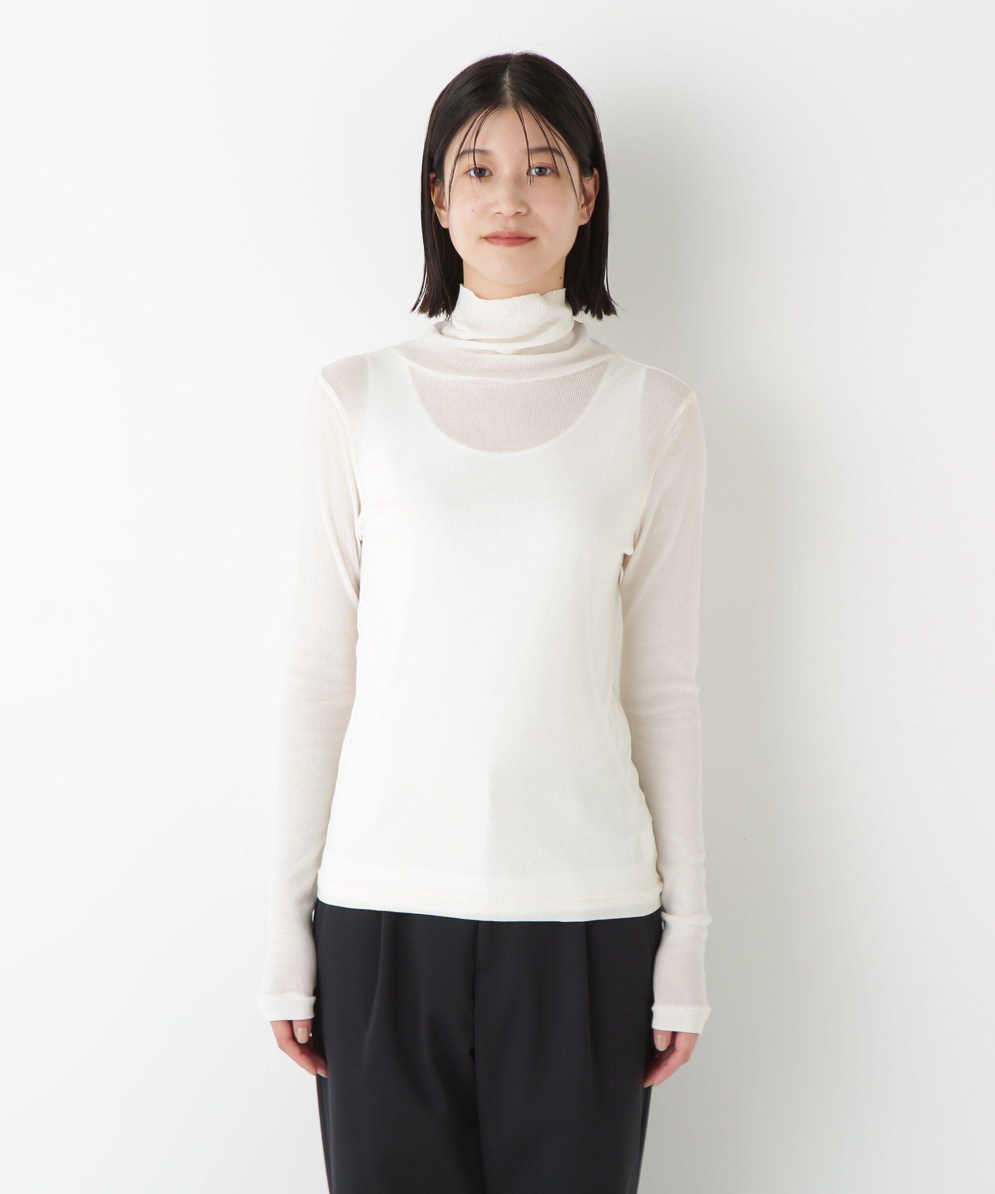  「◆シアータートルプルオーバー」|Tシャツ・カットソー|