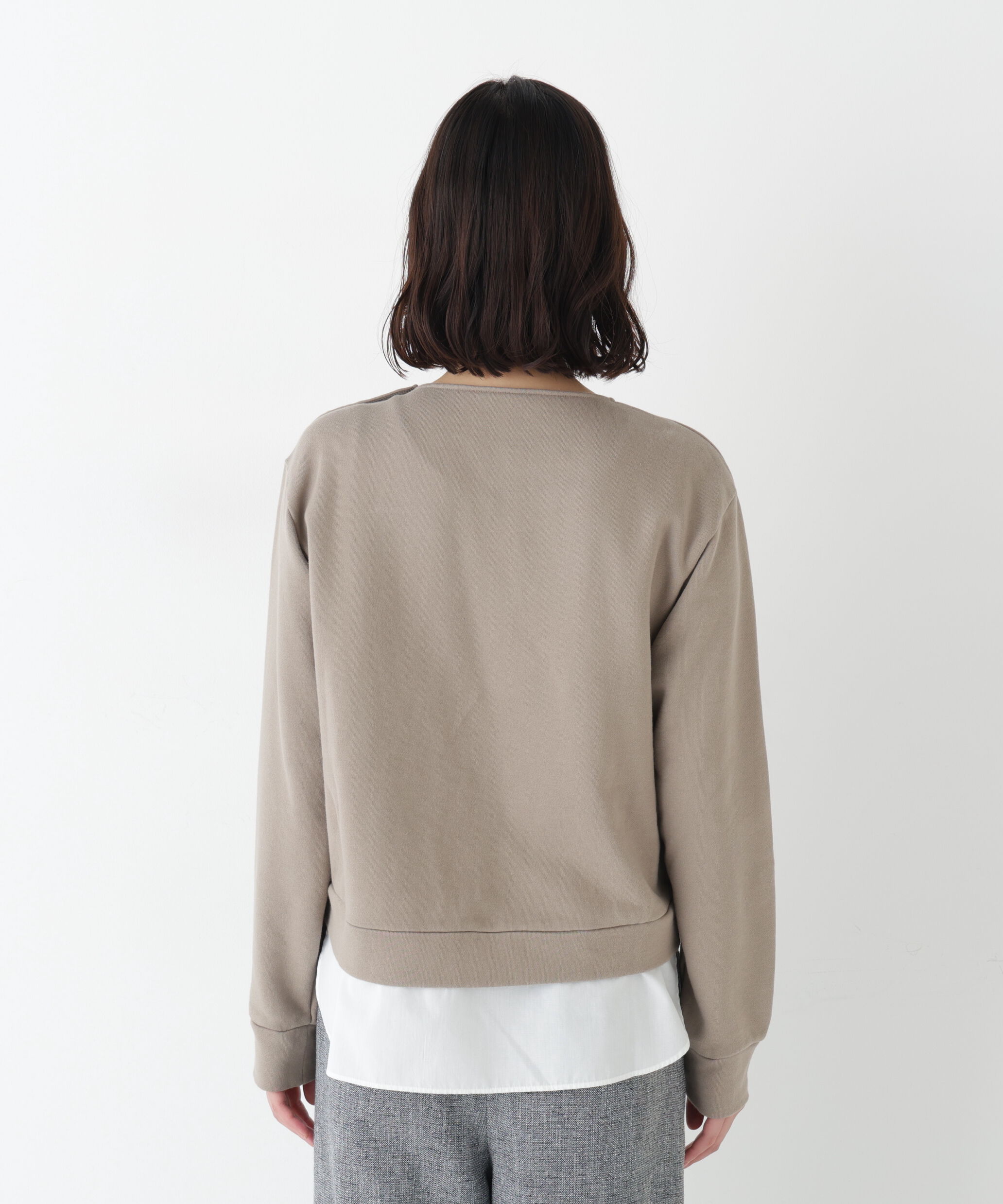  「◆シャツテールドッキングプルオーバー」|Tシャツ・カットソー|