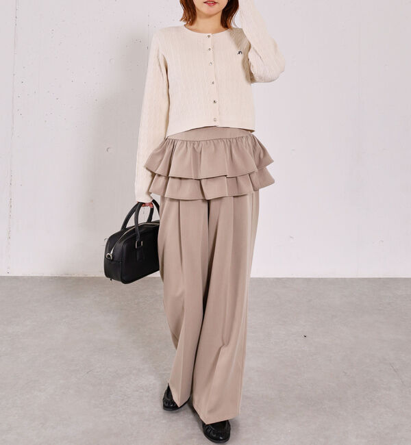 archives「フリルＳＫ付きスラックス」|チノ|