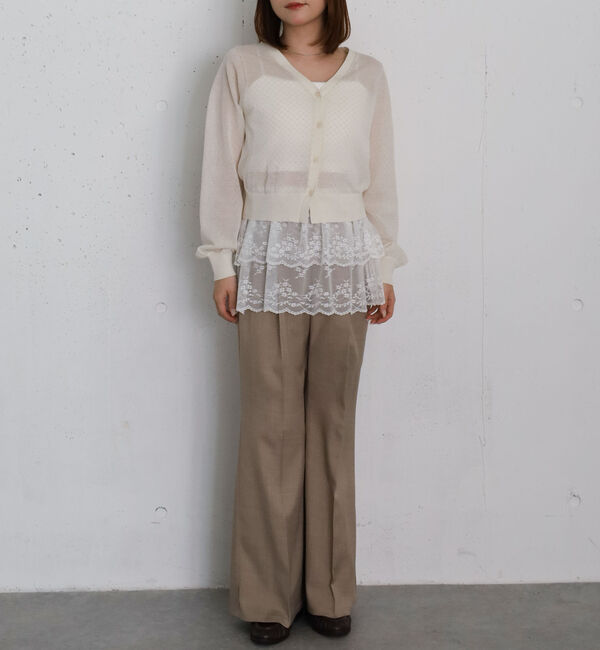 archives「レース付きセミフレアスラックス」|チノ|