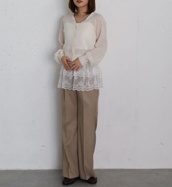 archives「レース付きセミフレアスラックス」|チノ|