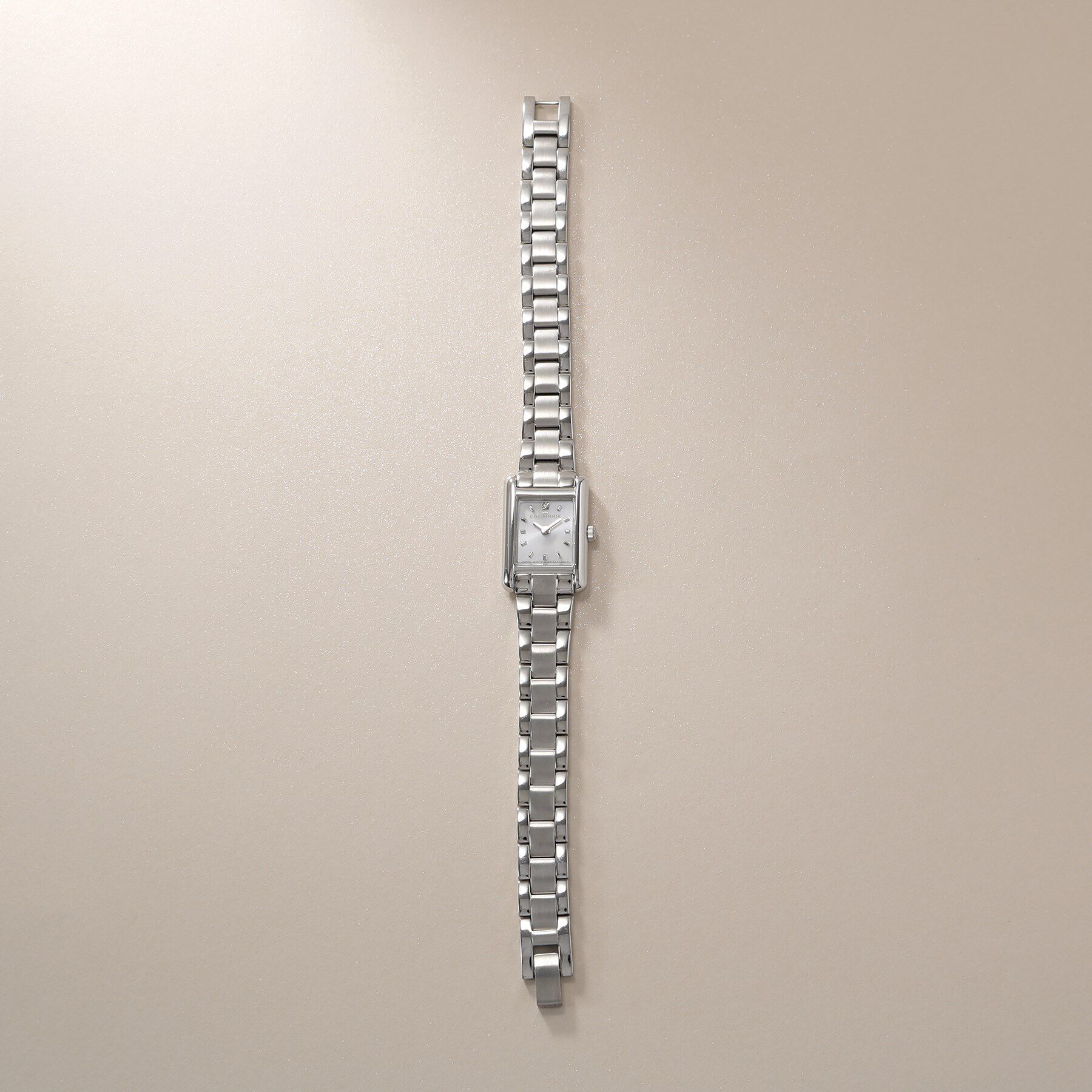 COCOSHNIK「SSスクエアメタルバンド ウォッチ（シルバー旭光ダイヤモンド）」|腕時計|