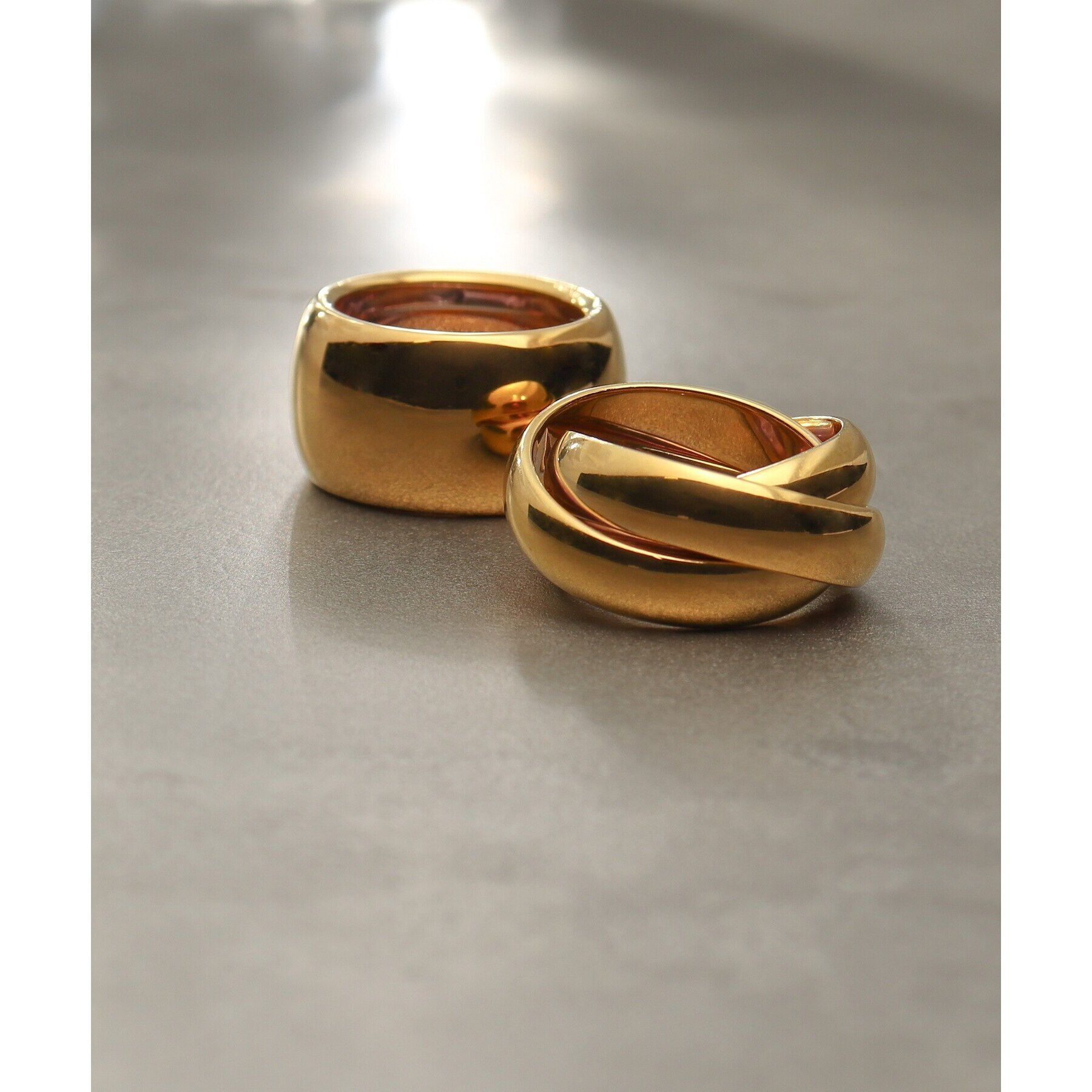 COCOSHNIK ONKITSCH「シルバー ボリュームリング ドームトリプル リング GP」|リング|