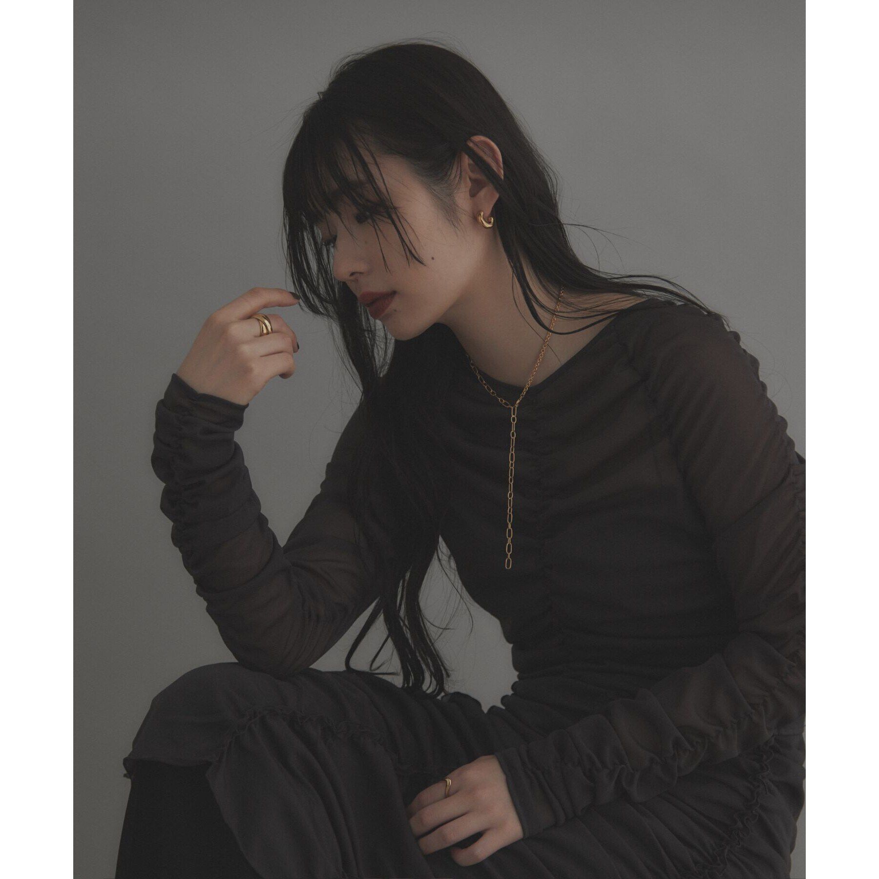 COCOSHNIK ONKITSCH「シルバー ボリュームリング ドームトリプル リング GP」|リング|