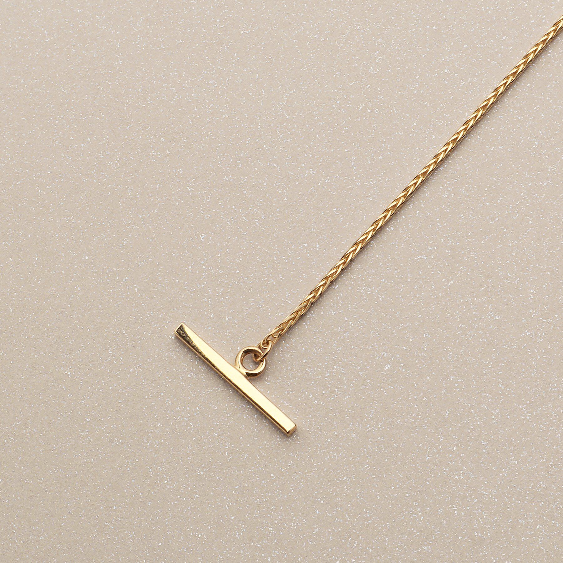 COCOSHNIK「K10スパイクトリプル&times;カットPCマンテル ネックレス」|ネックレス|