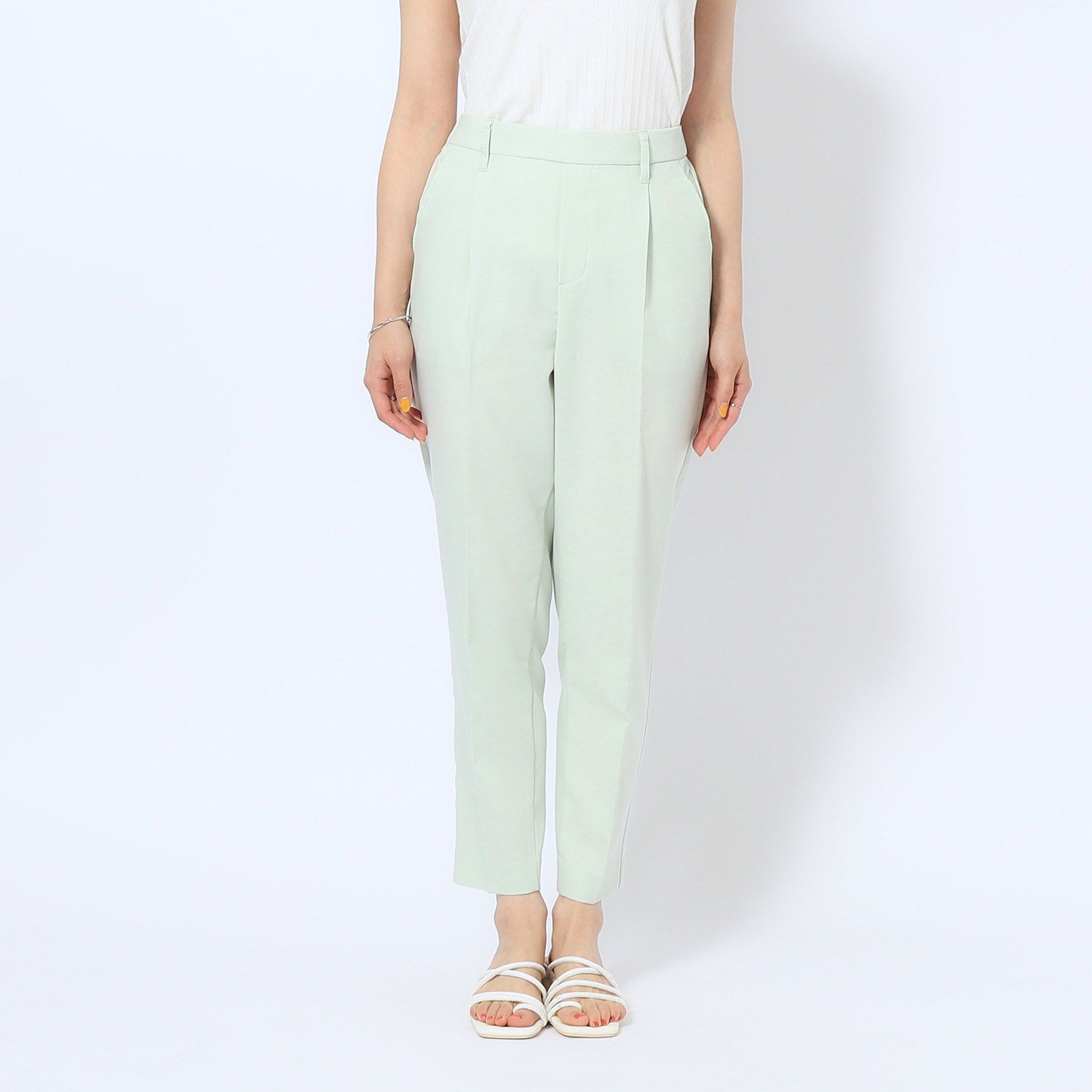 SHOO･LA･RUE「【洗える/SS-3L】すっきりキレイにかっこよく 大人のテーパードパンツ」|その他|