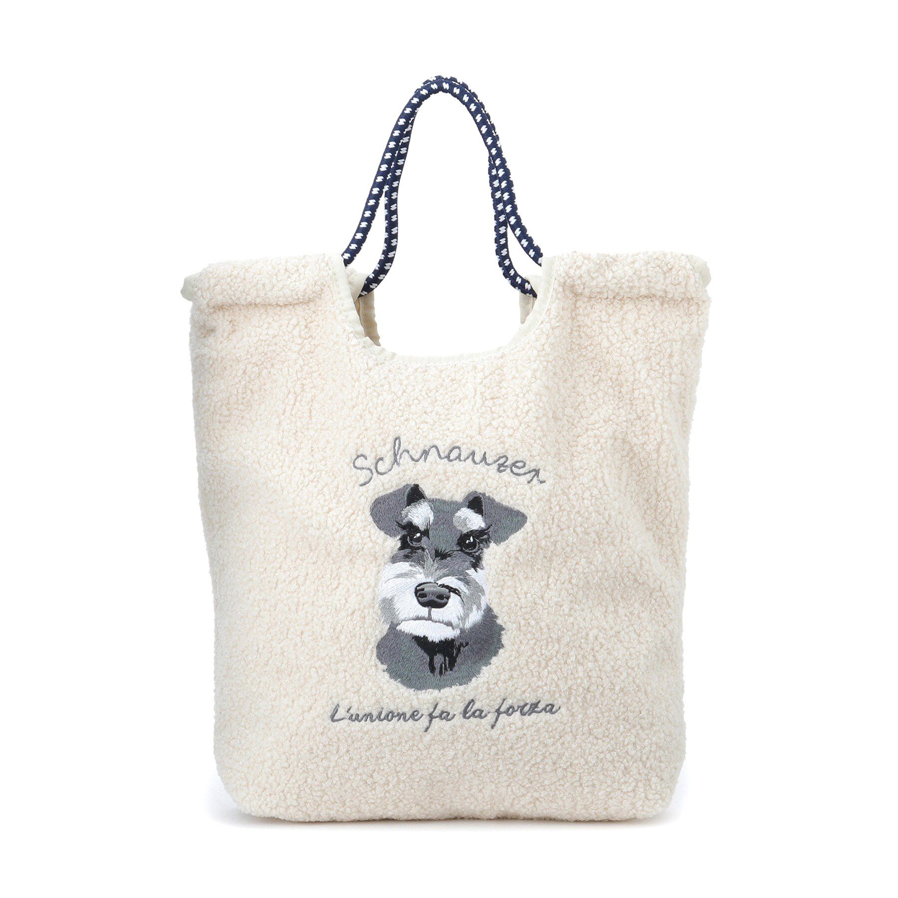 SHOO･LA･RUE「ボア刺繍アニマルコードトートバッグ」|トートバッグ|