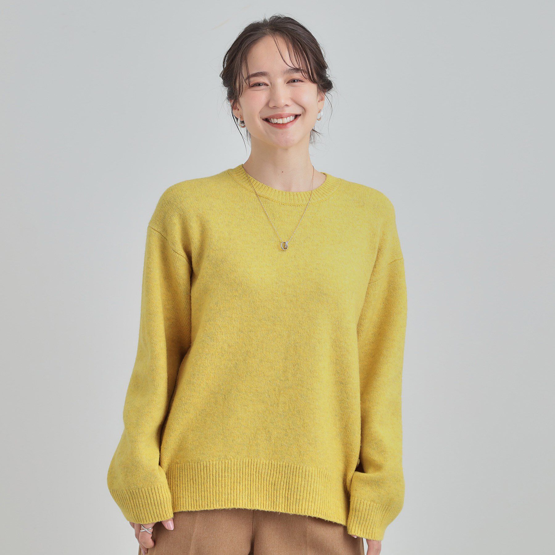 SHOO･LA･RUE「【洗濯機可】お気に入りカラーを身にまとって　ふんわりゆるニット」|ニット・セーター|