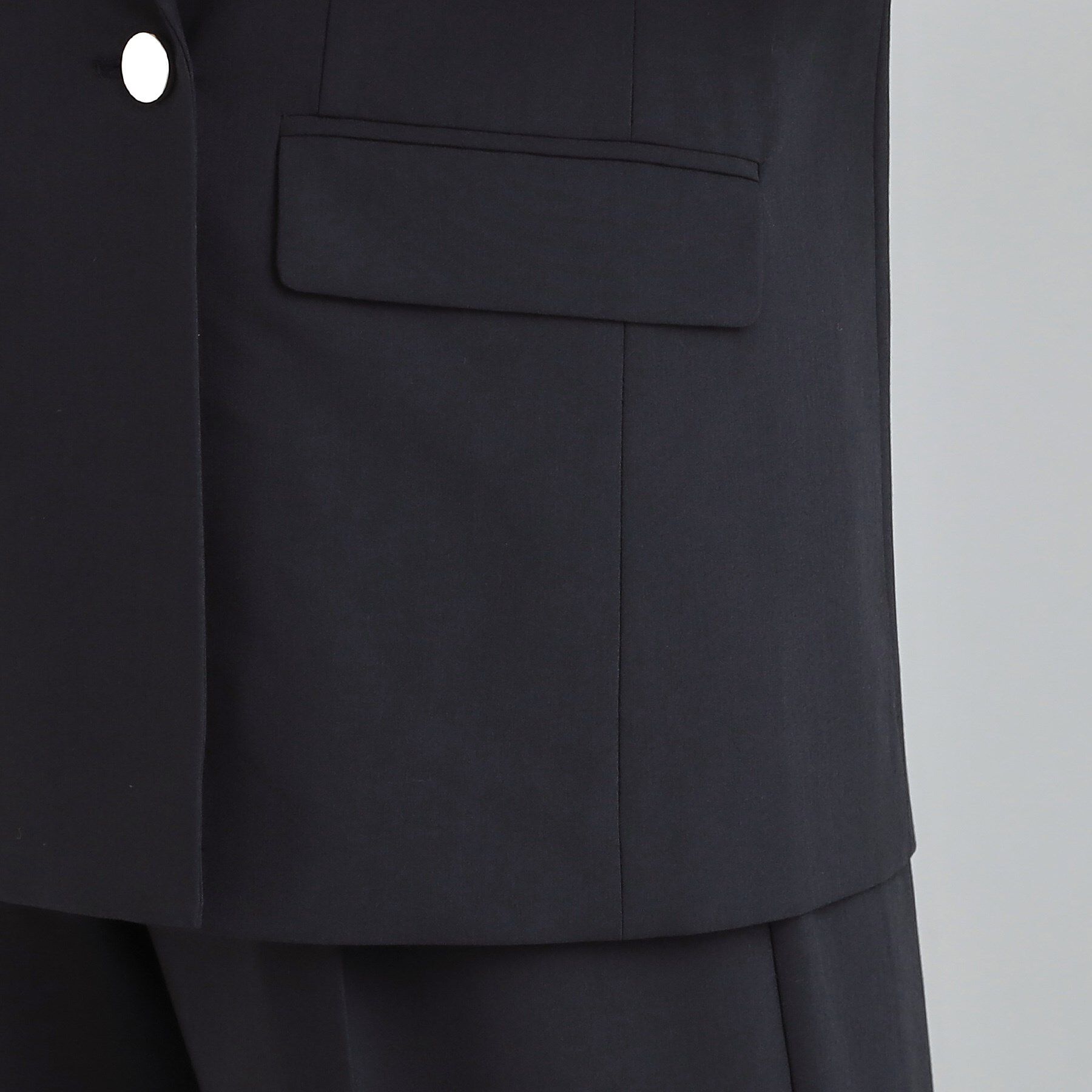 SHOO･LA･RUE「【セットアップ可/S-LL/洗濯機可】マニッシュに決まる ダブルブレストジャケット」|テーラードジャケット|