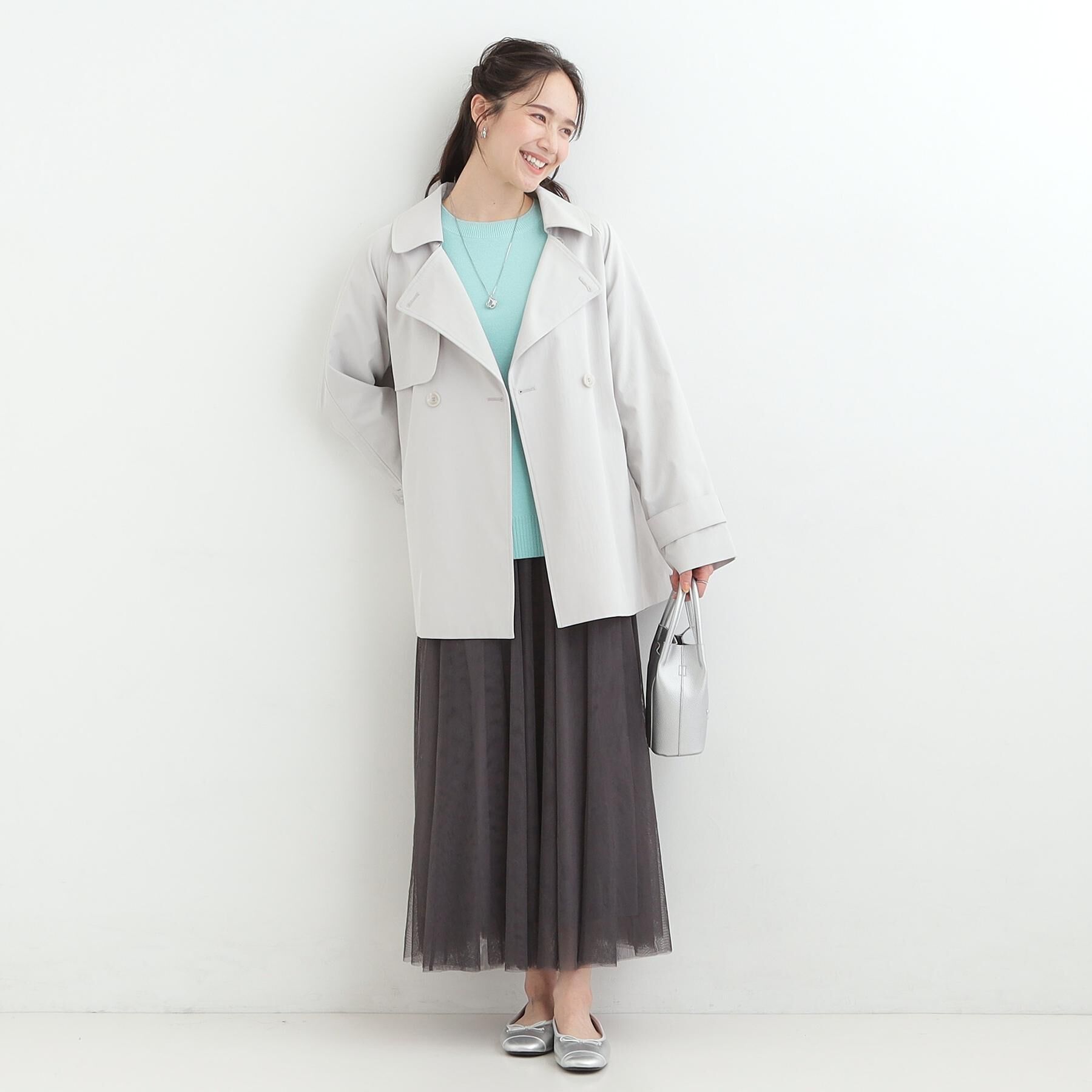 SHOO･LA･RUE「【洗濯機可/セットアップ可/毛玉になりにくい】さりげないラメ使いで差をつける クルーネックニット」|ニット・セーター|