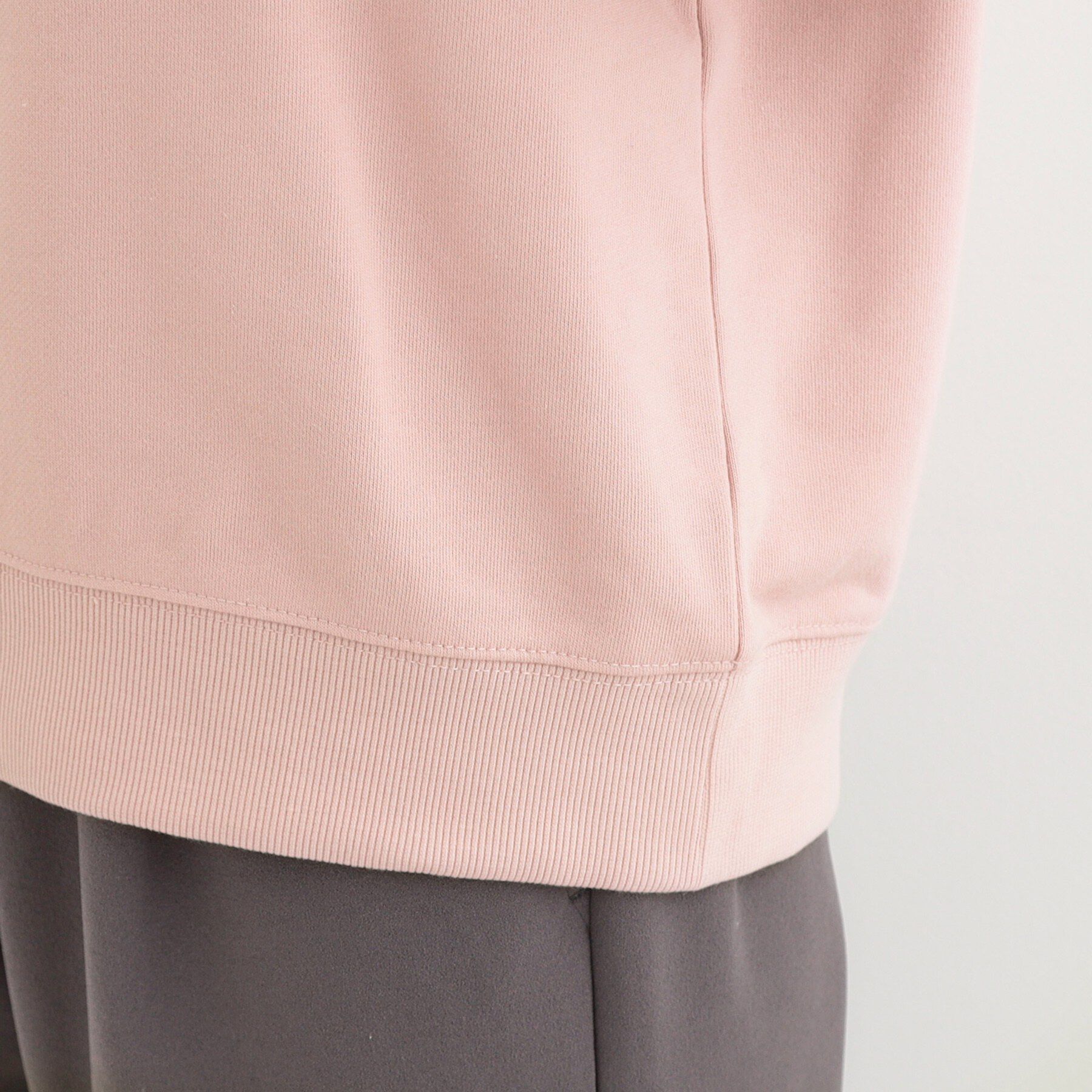 SHOO･LA･RUE「【S-LL】カジュアルすぎない大人のフォト刺繍裏毛スウェット」|パーカー|