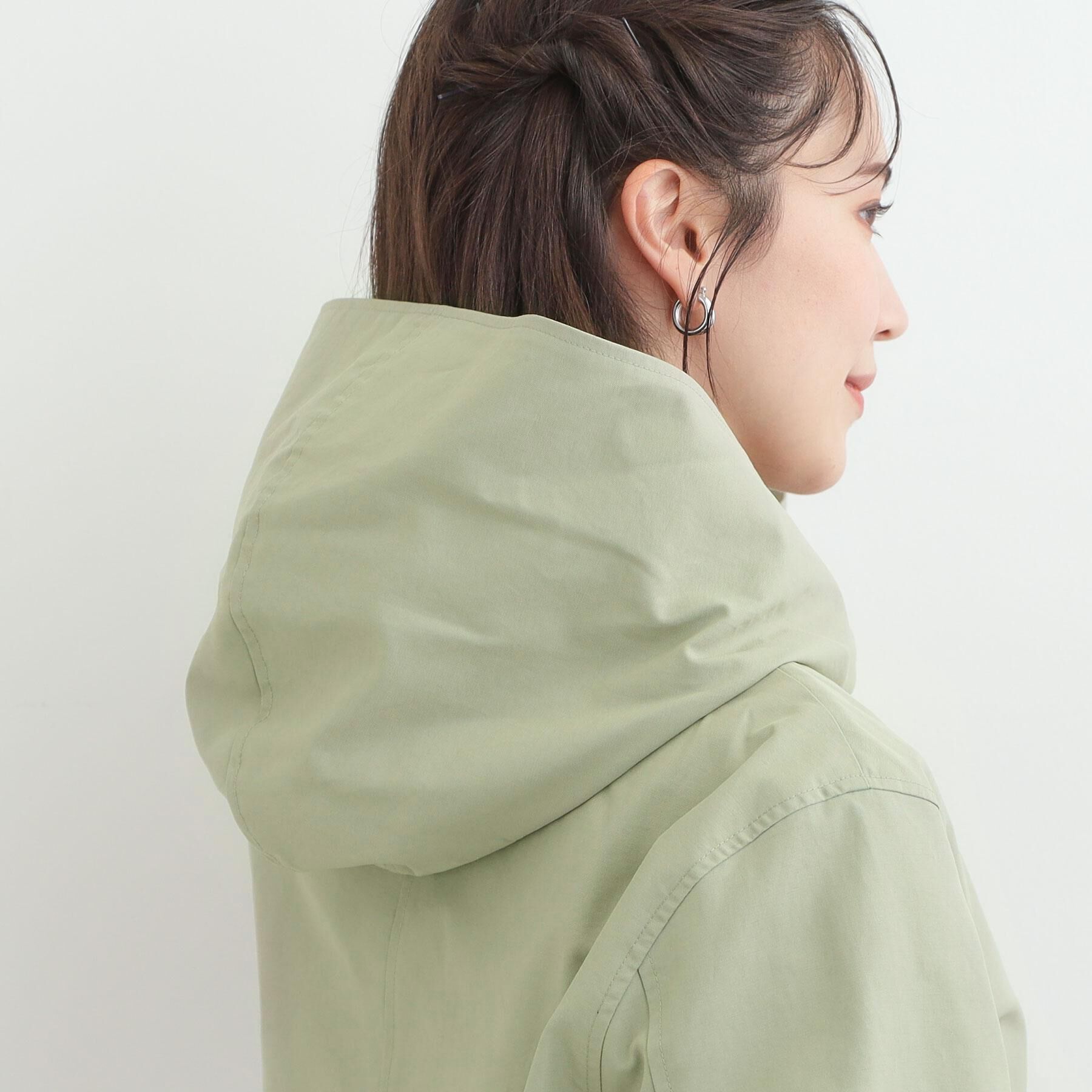 SHOO･LA･RUE「【防花粉/洗濯機可/S-LL】ゆったり着られる 大人のテントフーディージャケット」|その他|