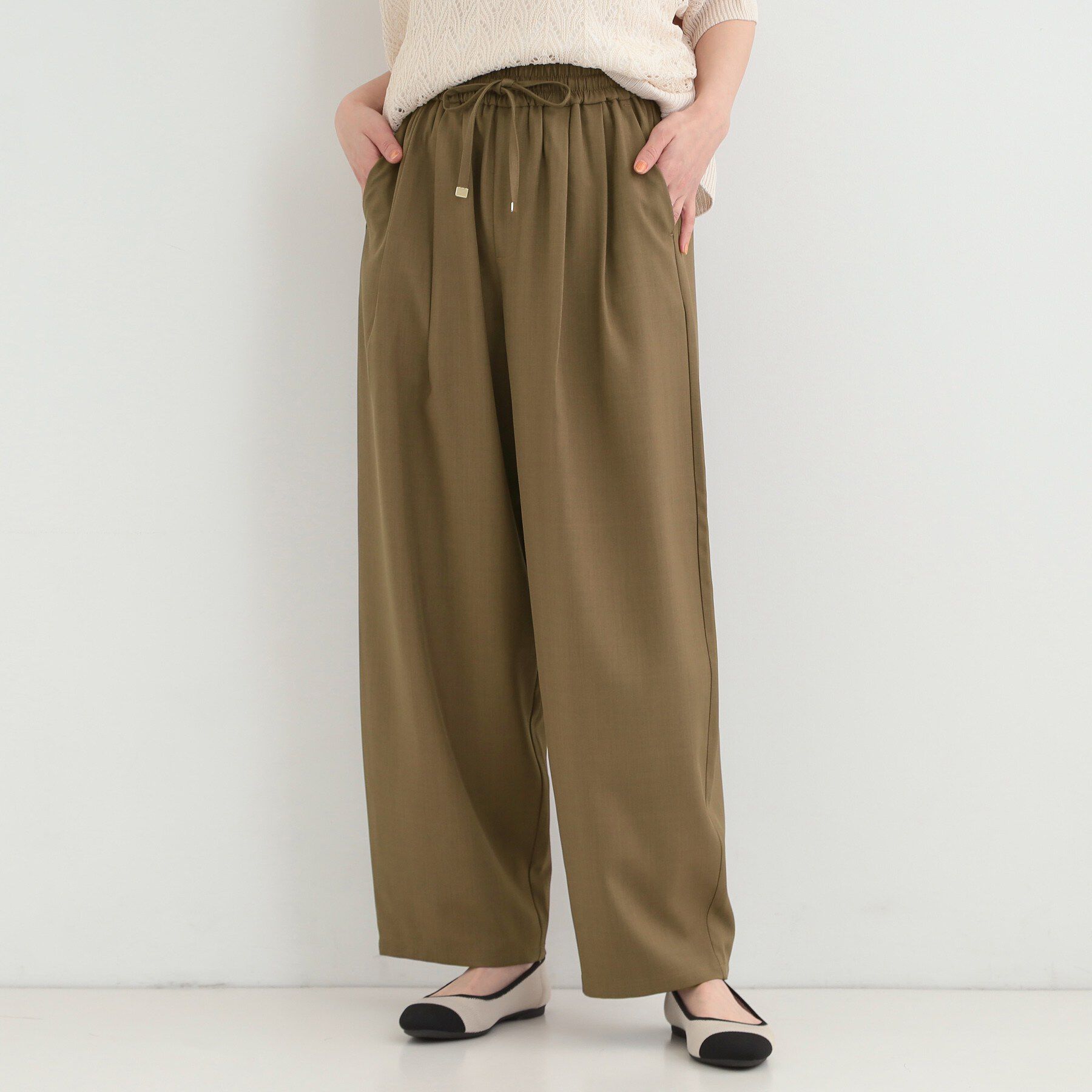 SHOO･LA･RUE「タックバギーカーブパンツ」|その他|