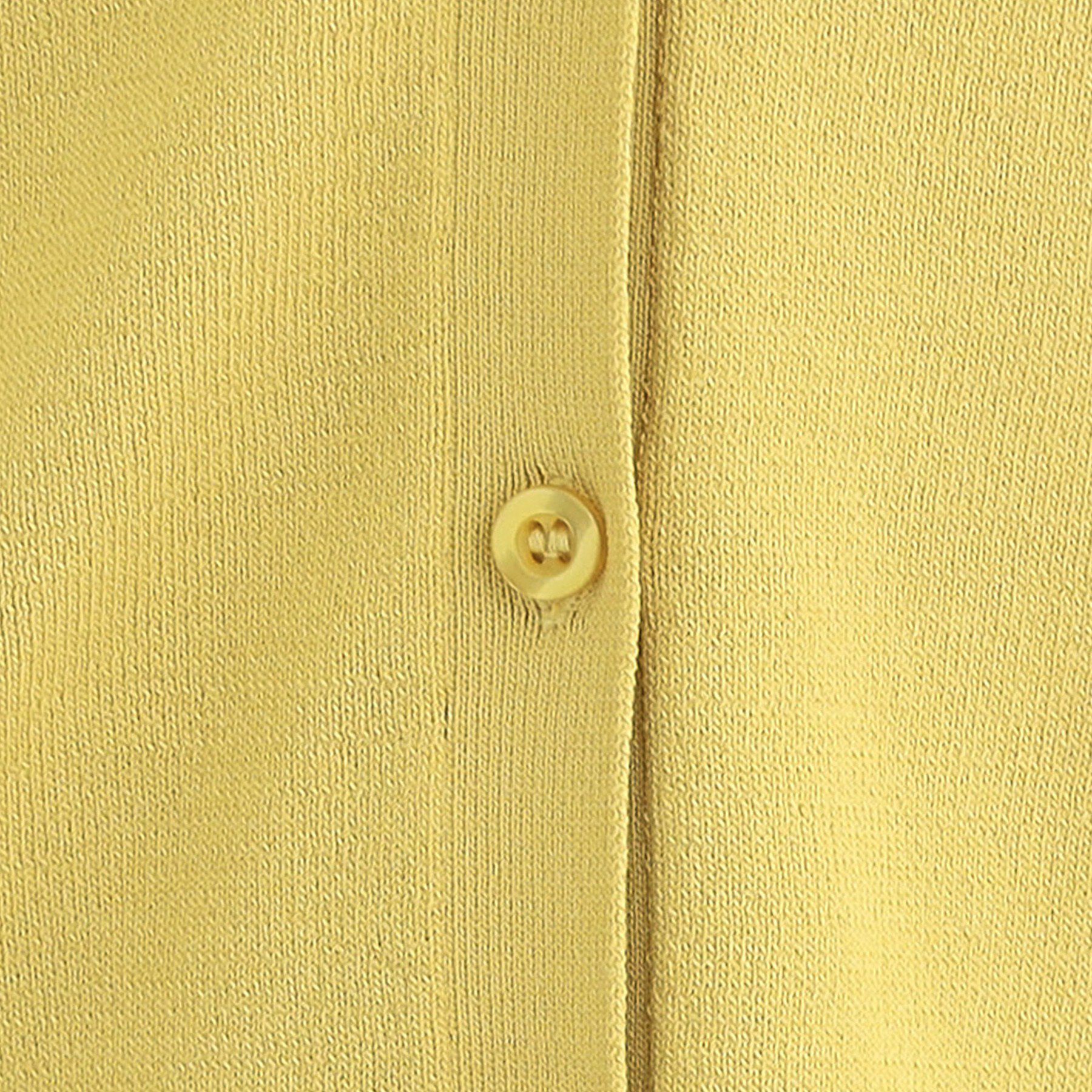 SHOO･LA･RUE「【洗濯機可/ひんやり/UV】さらっとしたタッチが心地よい ショート丈Vカーディガン」|カーディガン|