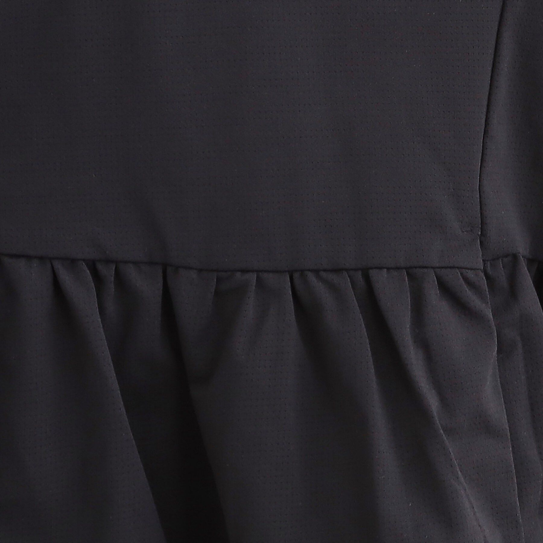 SHOO･LA･RUE「【UV/ひんやり/S-LL/体型カバー】女性らしさ溢れるペプラムデザイン メタルジップパーカー」|ブルゾン・スタジャン|