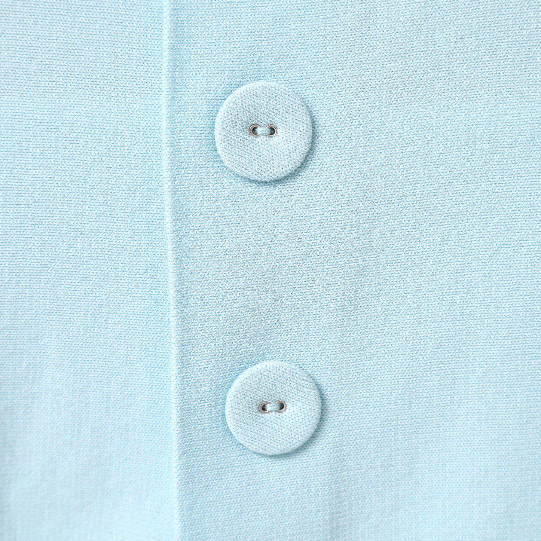 Dessin「【選べる7色展開・洗える】後ろボタンニットプルオーバー七分袖（XS～L）」|ニット・セーター|