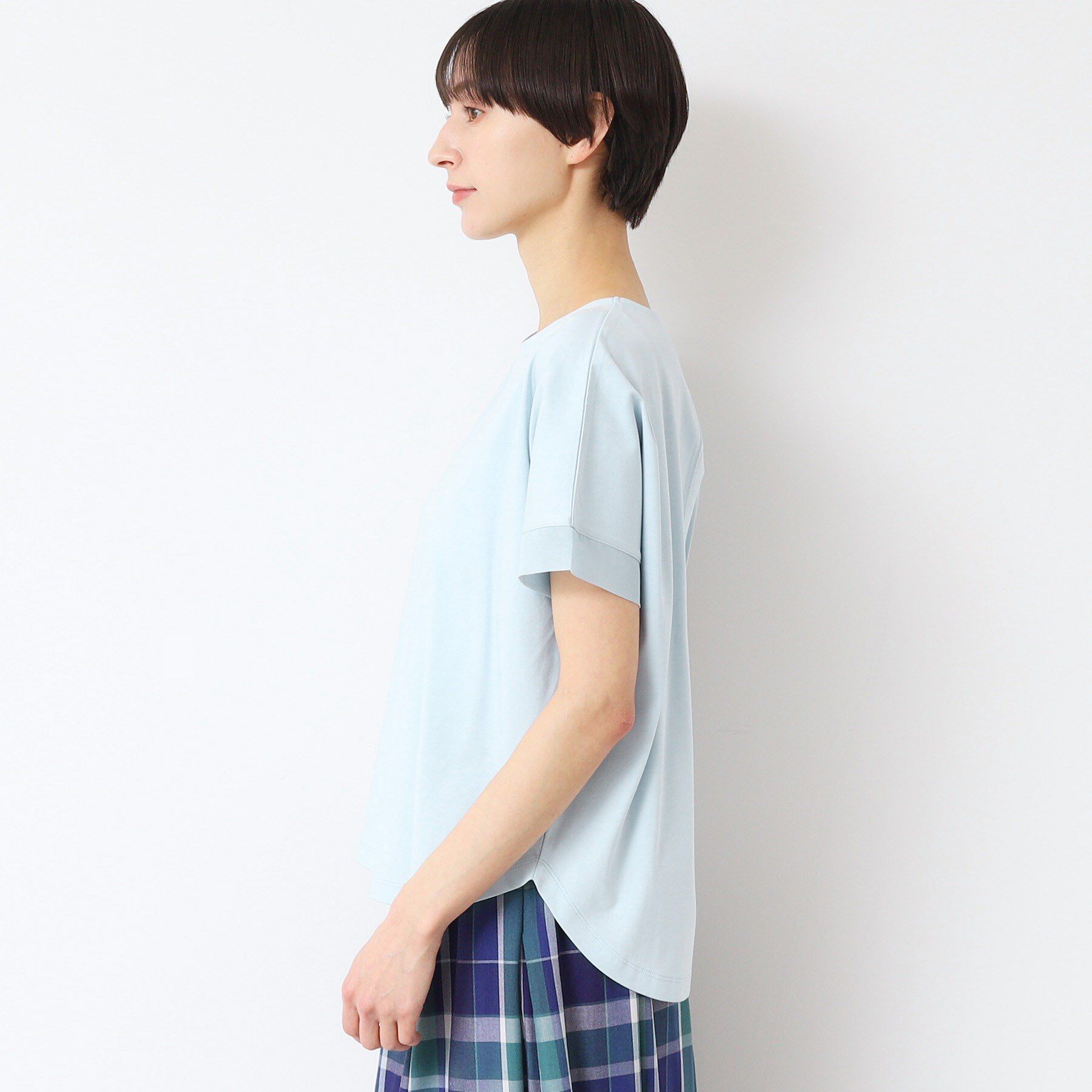 Dessin「【接触冷感・洗える】美光沢カットソーゆったりシルエット」|Tシャツ・カットソー|