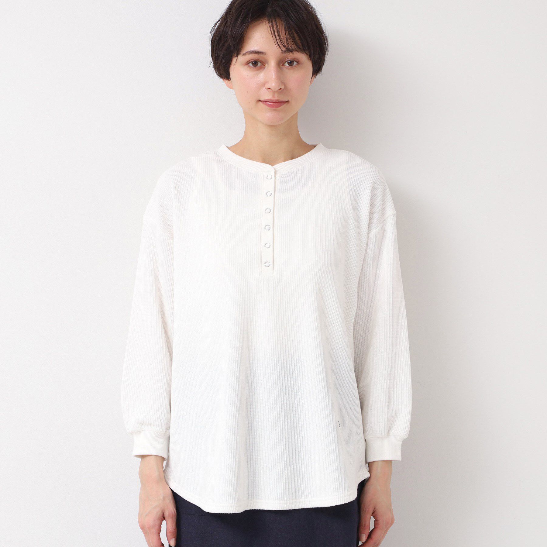 Dessin「【洗える】ヘンリーネックカットソー」|Tシャツ・カットソー|