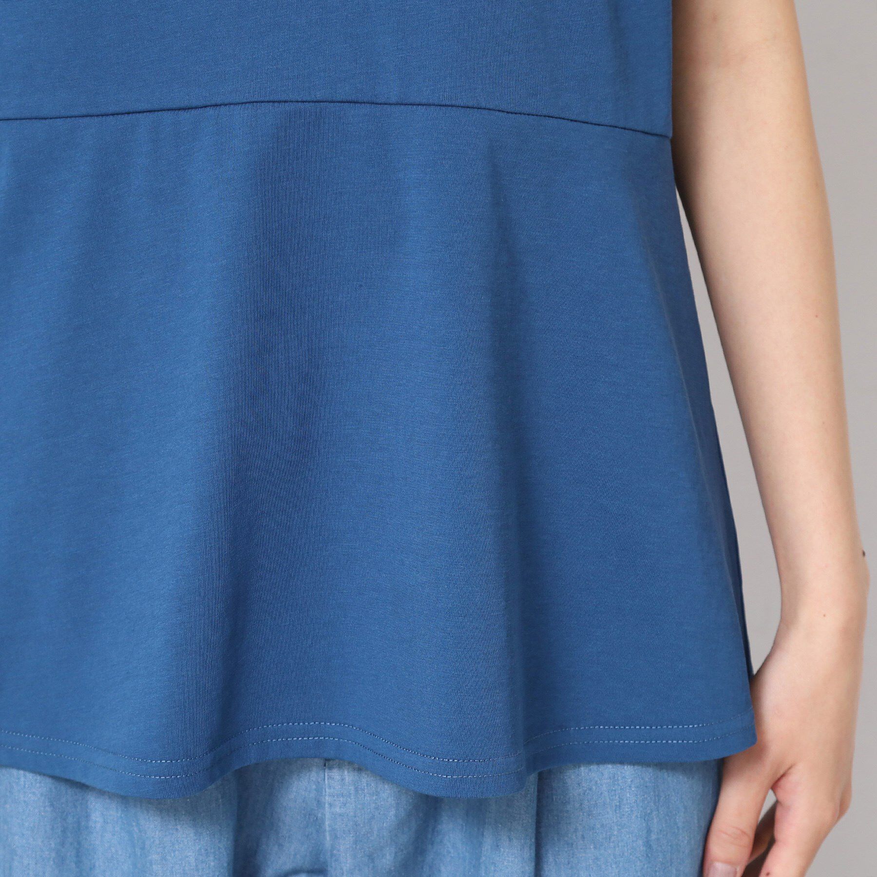 Dessin「◆【洗える】ペプラムチュニックカットソー（XS～L）」|Tシャツ・カットソー|