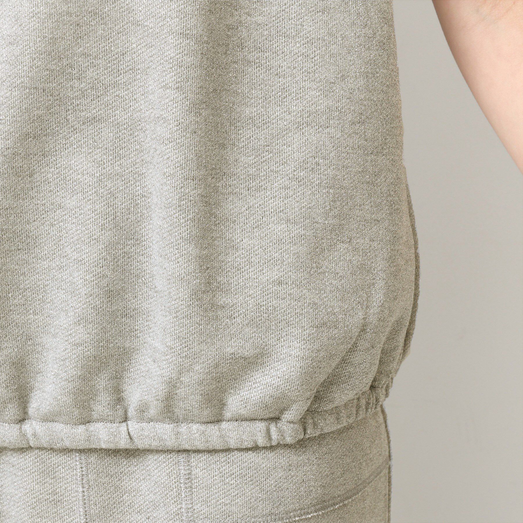 Dessin「【セットアップ可・洗える】ラメ裏毛トップス」|Tシャツ・カットソー|