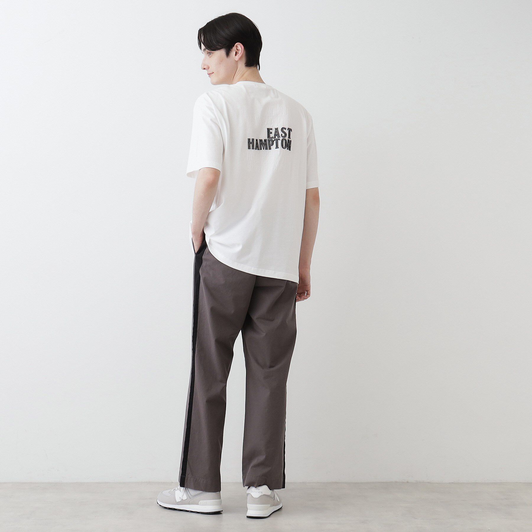 Dessin「【洗える】オーガニックコットンロゴ入り半袖Tシャツ」|Tシャツ・カットソー|