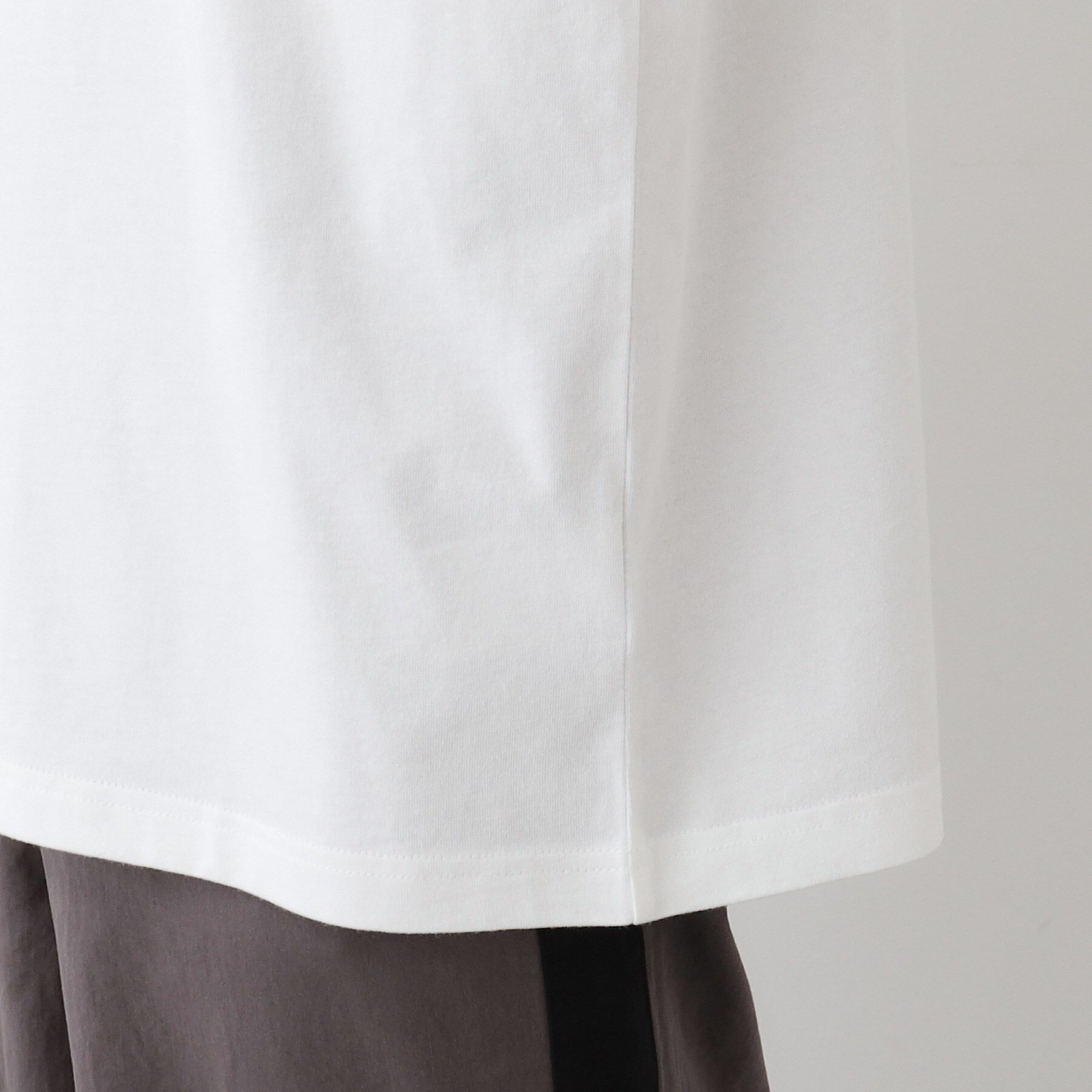 Dessin「【洗える】オーガニックコットンロゴ入り半袖Tシャツ」|Tシャツ・カットソー|