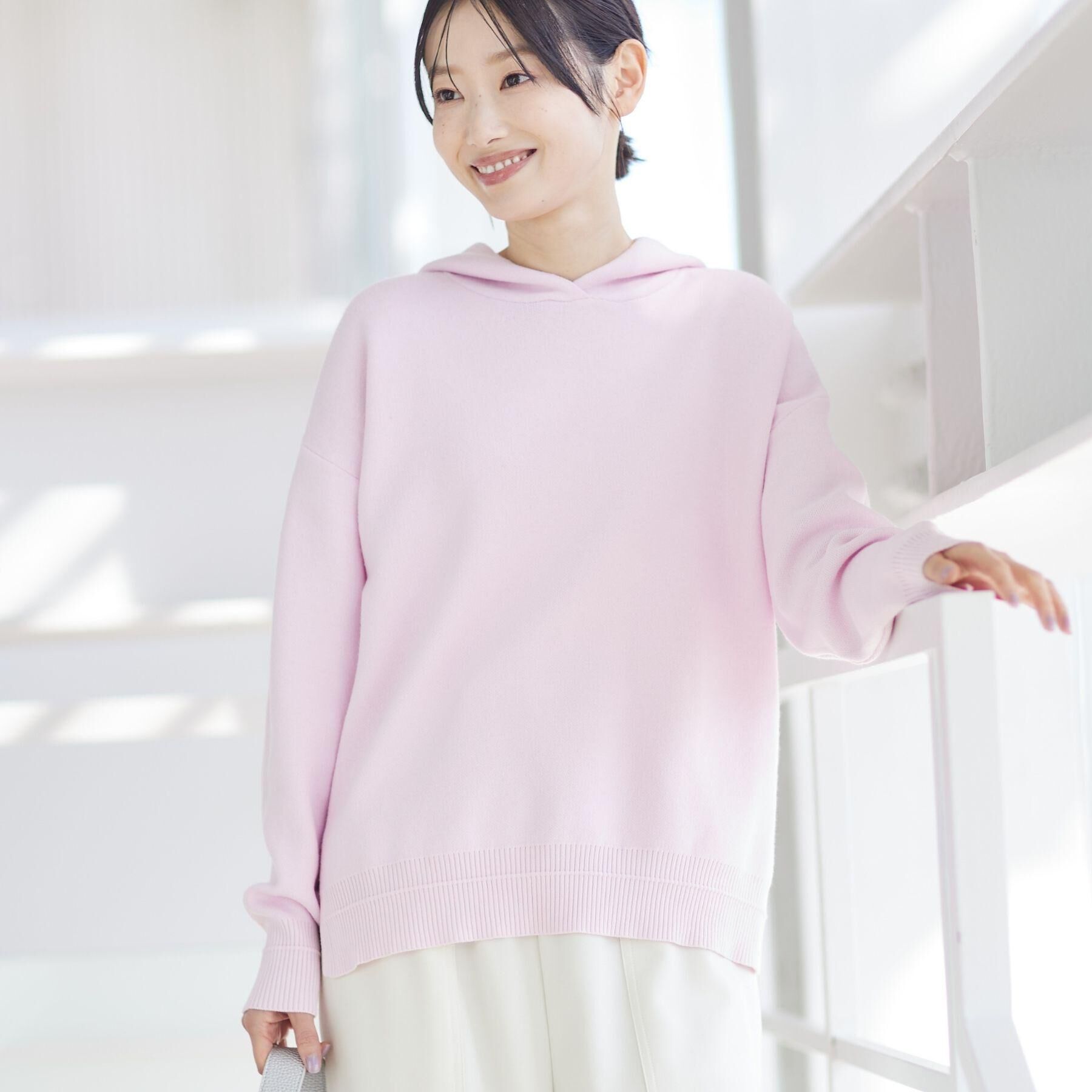 Dessin「【洗える／体型カバー】ちょうどいいニットパーカ」|ニット・セーター|