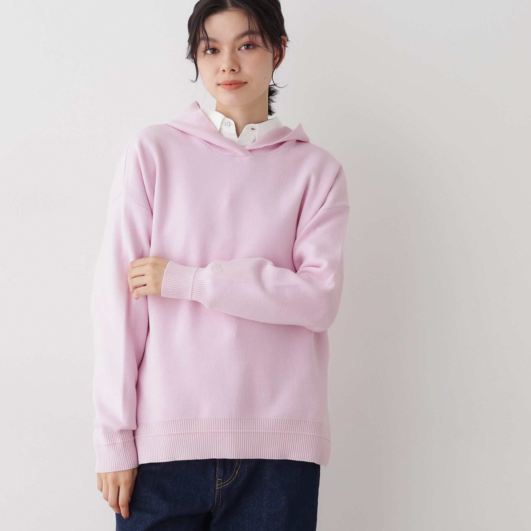 Dessin「【洗える／体型カバー】ちょうどいいニットパーカ」|ニット・セーター|