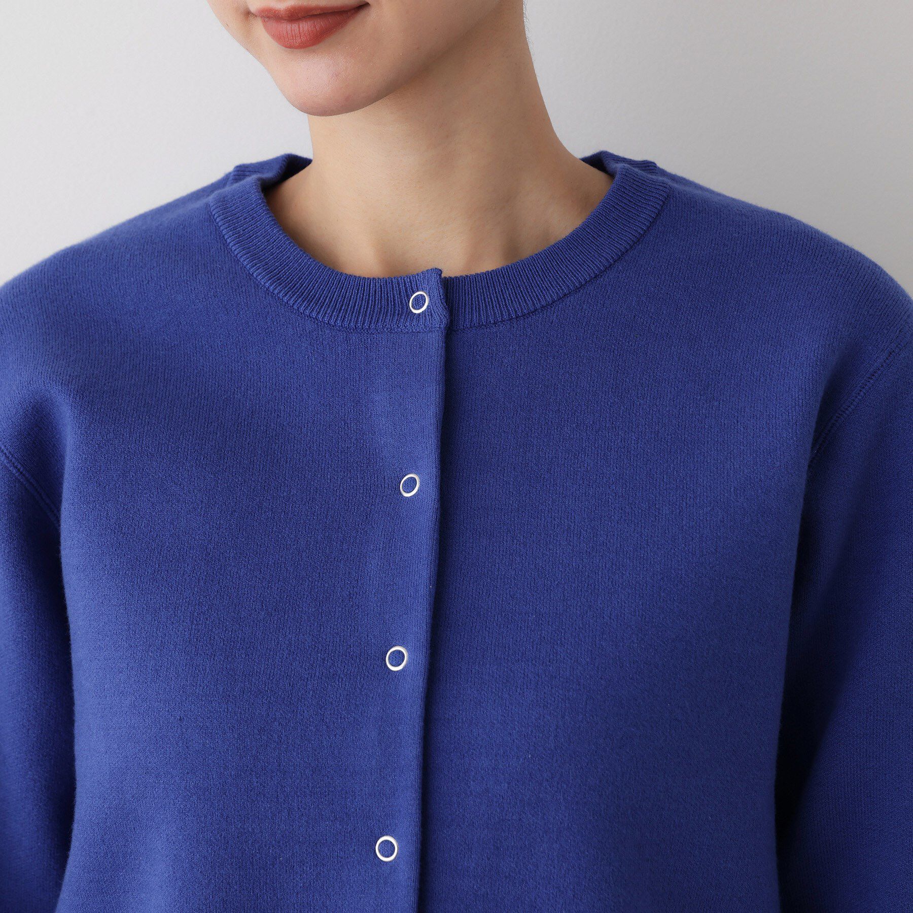 Dessin「【洗える】クルーネックカーディガン」|ニット・セーター|