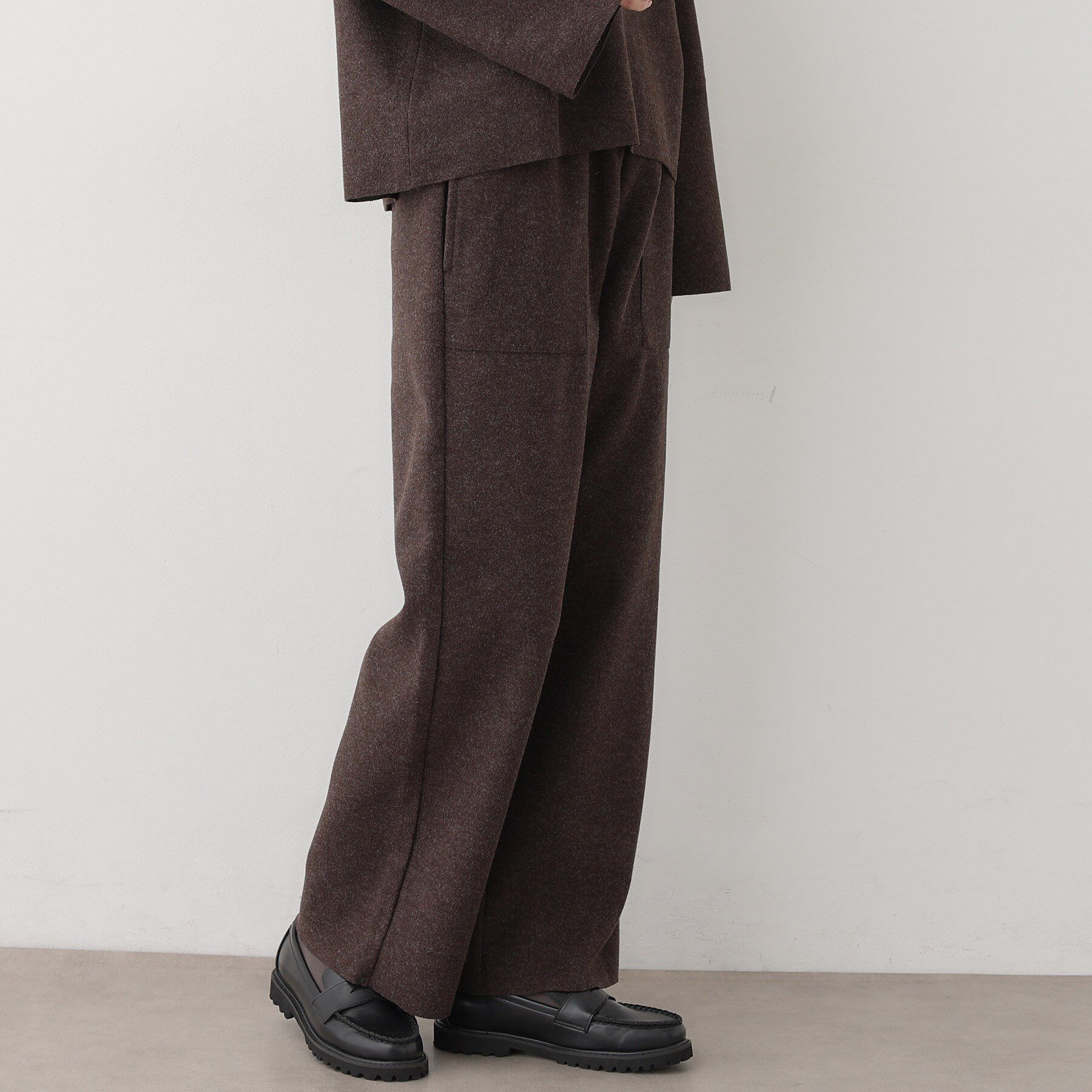 Dessin「【セットアップ可/洗える】メルトンリラクシーパンツ」|その他|