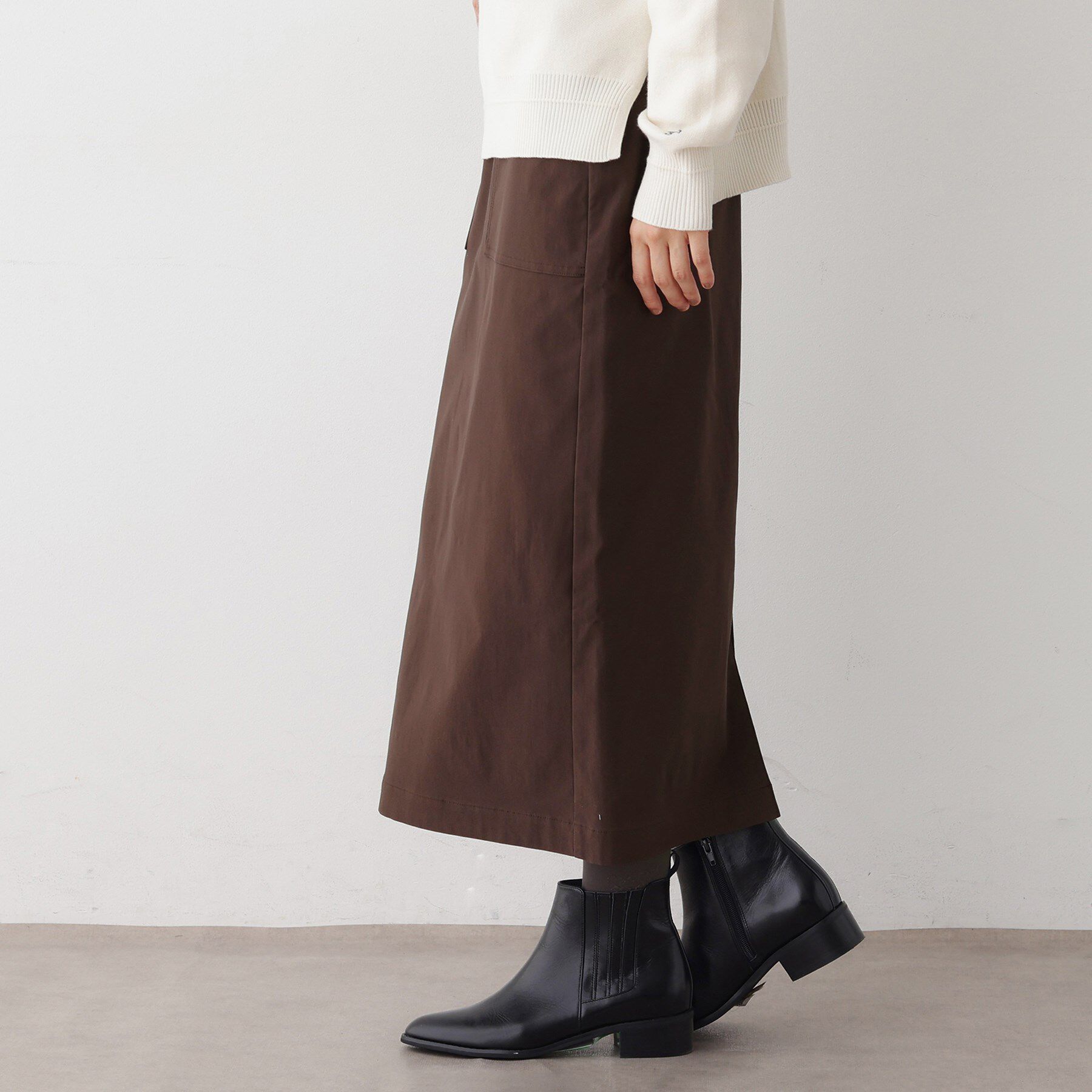 Dessin「【洗える/ウエストゴム】Iラインイージースカート」|スカート|