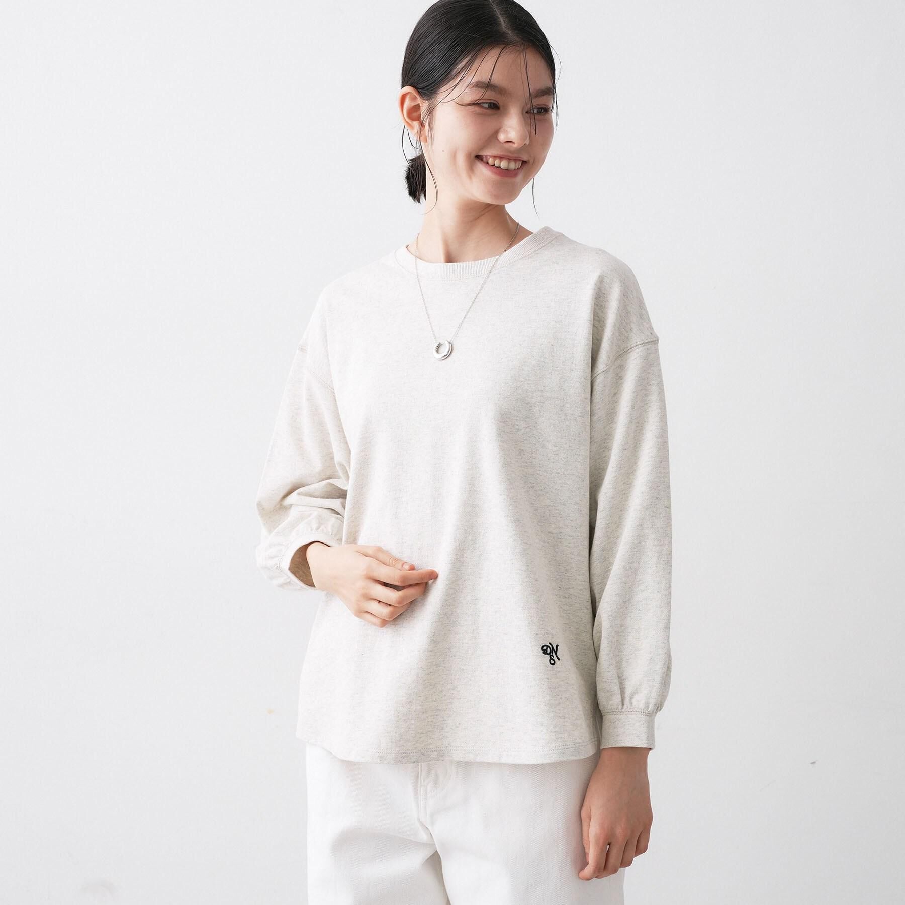 Dessin「【360度可愛い・洗える】バックヘンリーカットソー」|Tシャツ・カットソー|