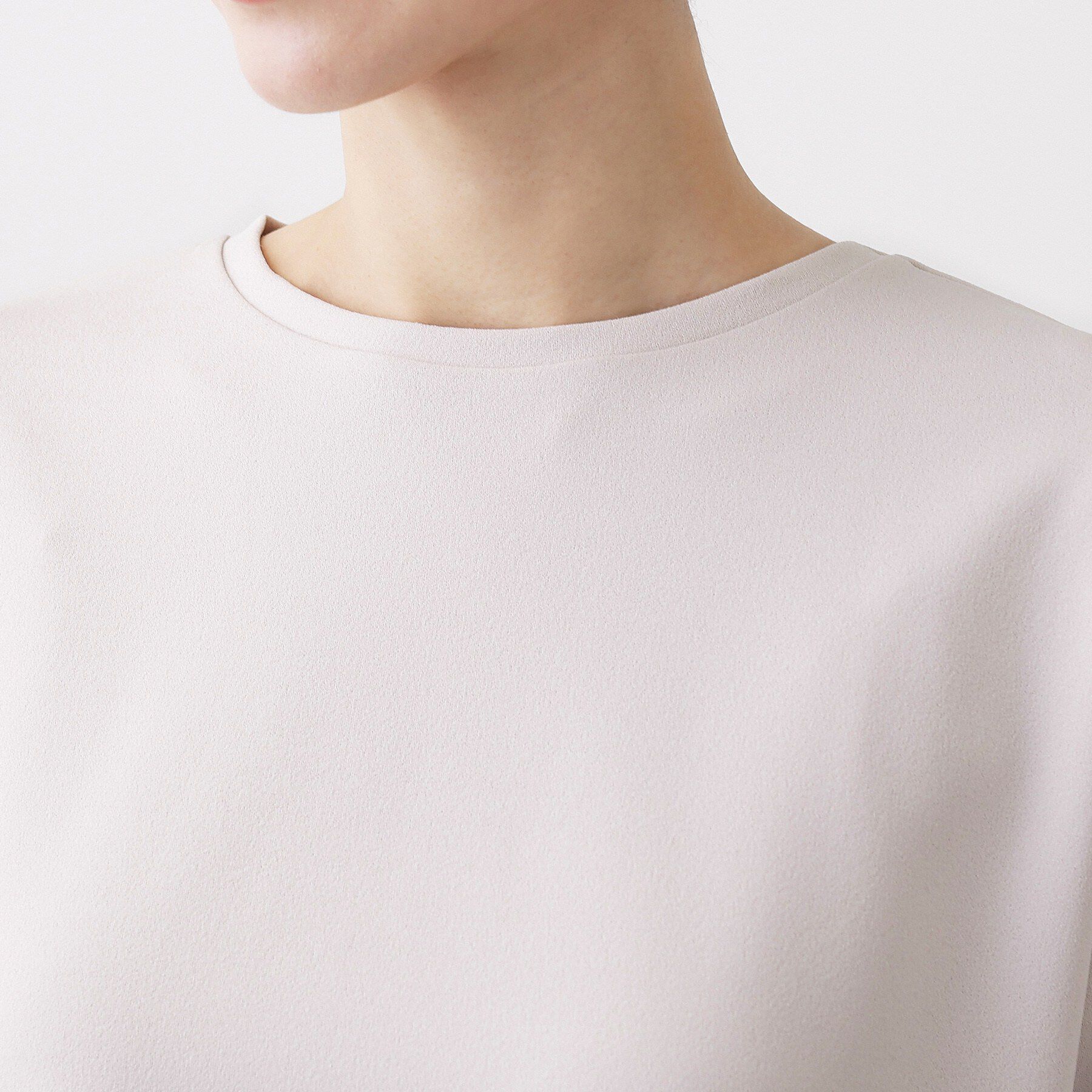 Dessin「【体型カバー/レイヤード/洗える】ジョーゼットプルオーバーブラウス」|シャツ・ブラウス|