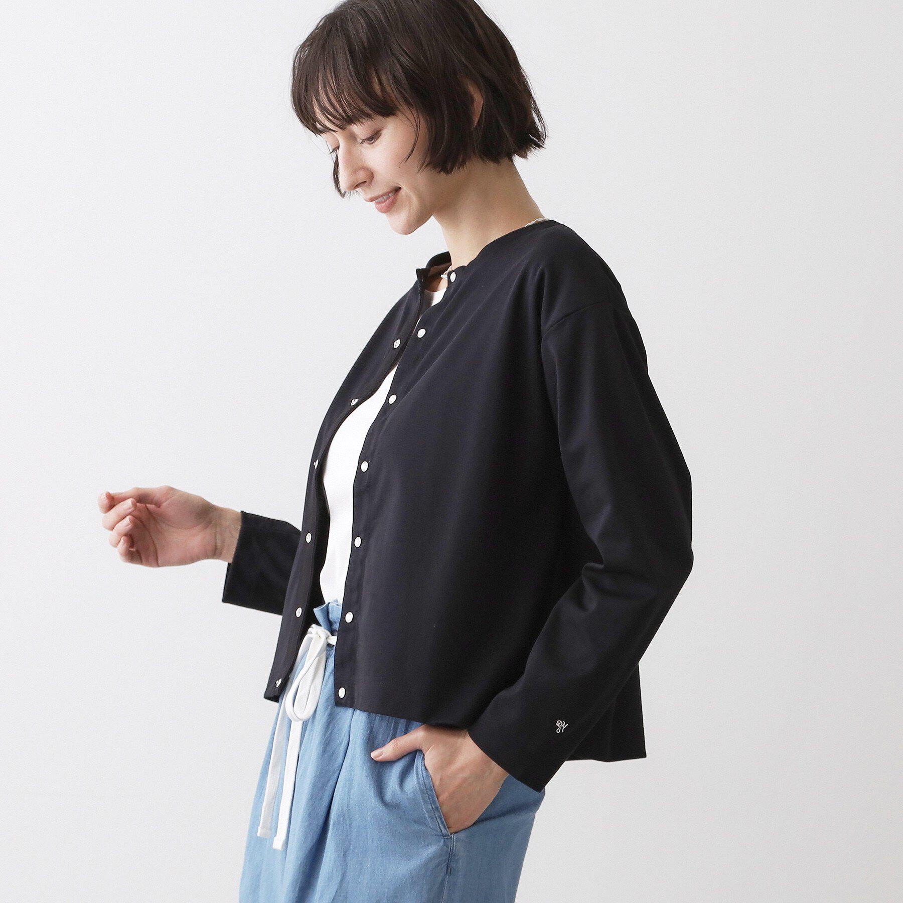 Dessin「【洗える】スナップボタンカーディガン」|カーディガン|