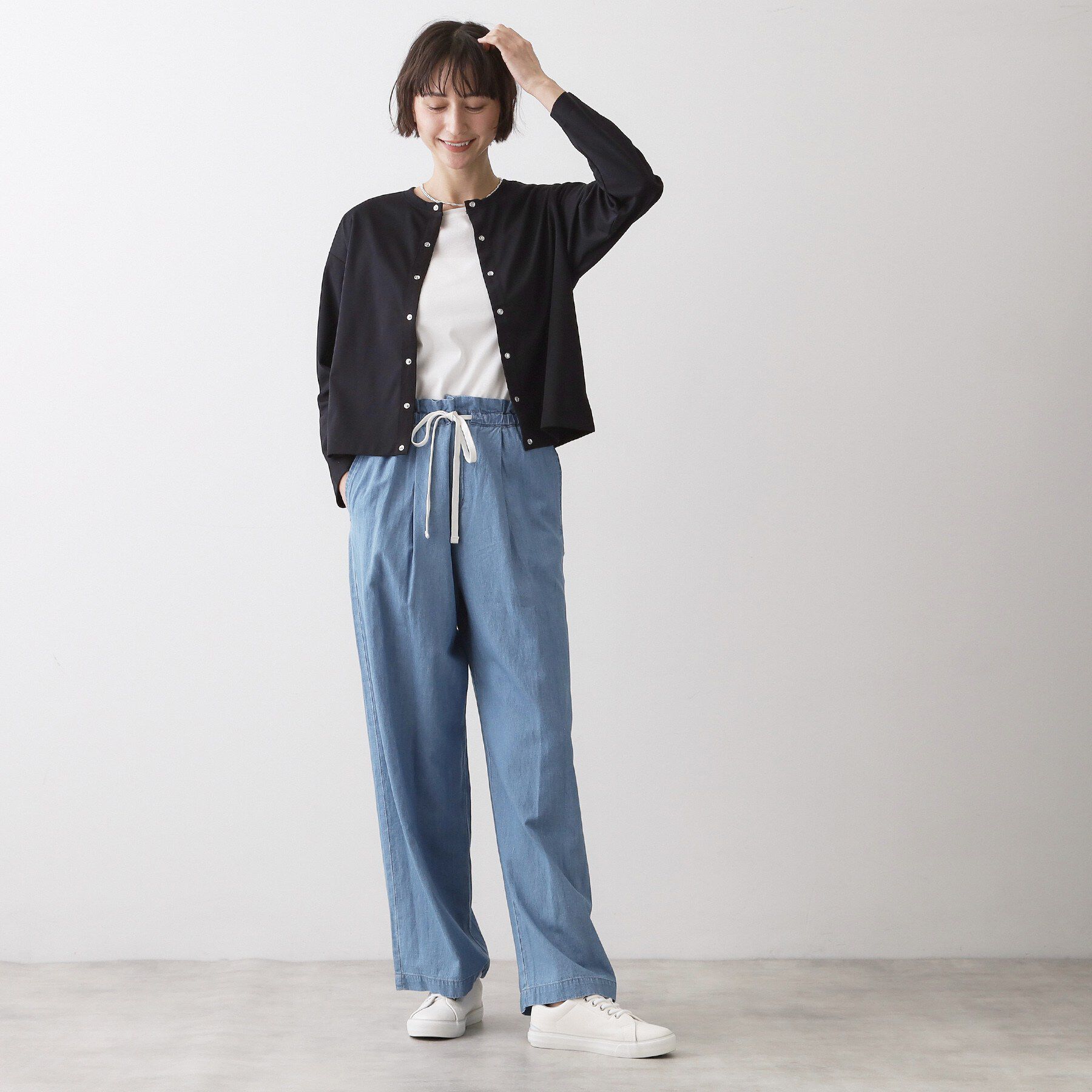 Dessin「【洗える】スナップボタンカーディガン」|カーディガン|