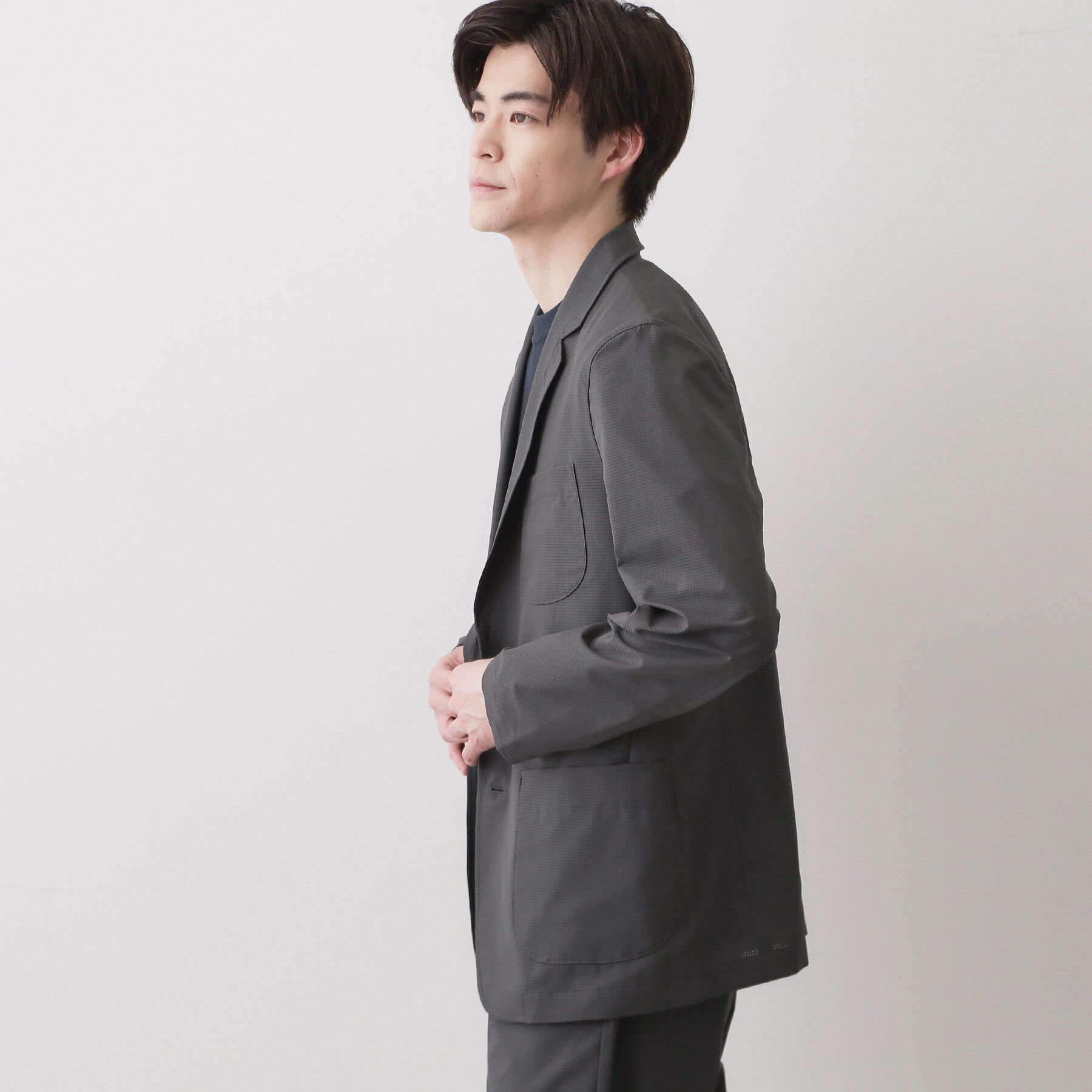 Dessin「【セットアップ可/洗える】クールドッツ ジャケット」|テーラードジャケット|