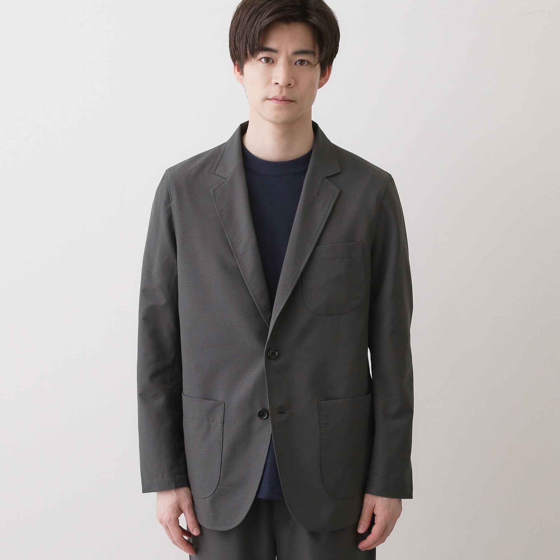 Dessin「【セットアップ可/洗える】クールドッツ ジャケット」|テーラードジャケット|