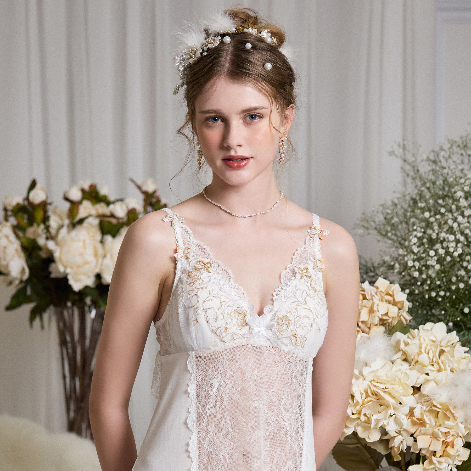 Risa Magli「【アリーナ】 ドレス」|インナー|ホワイト(001)