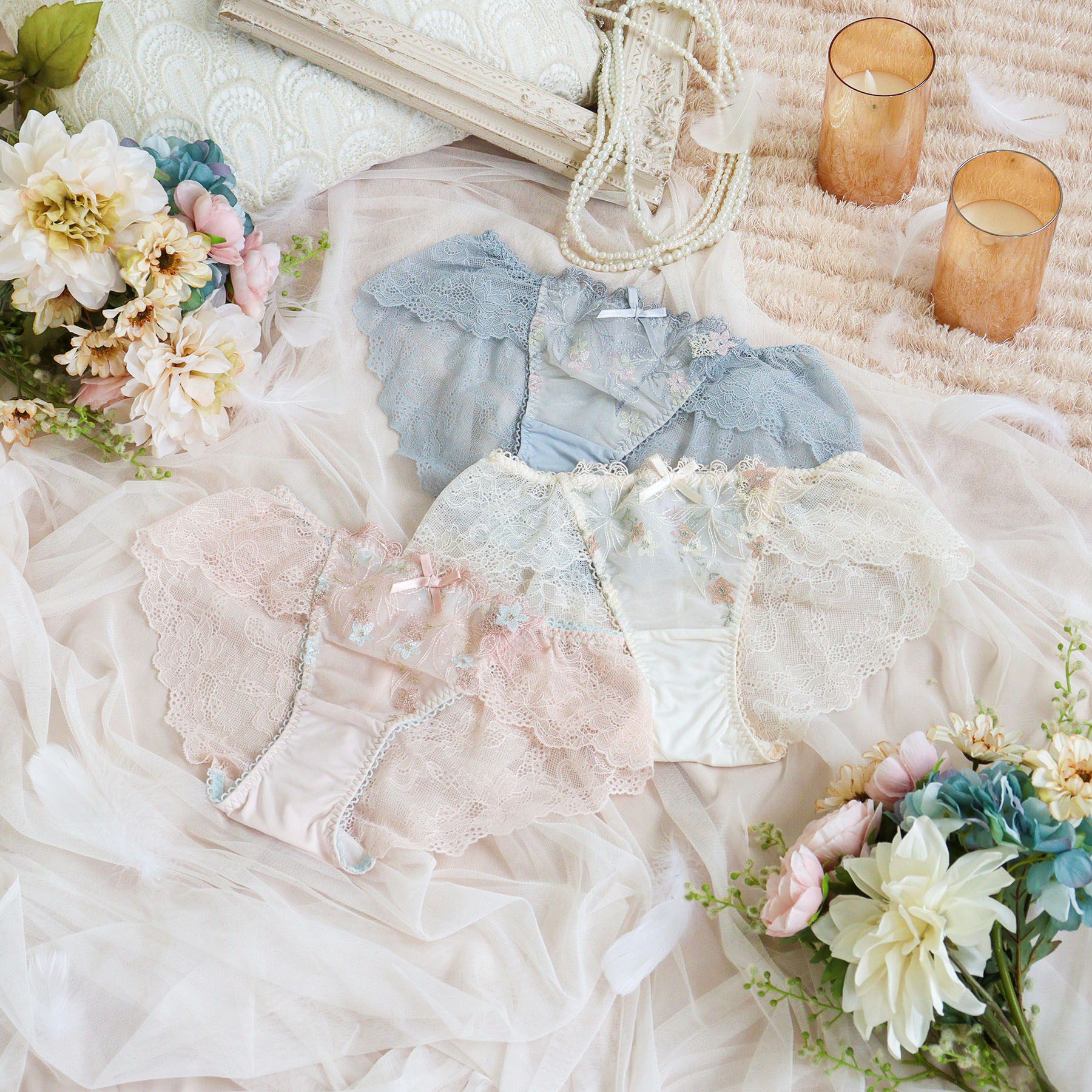 Risa Magli「セレスティナ レースショーツ」|インナー|