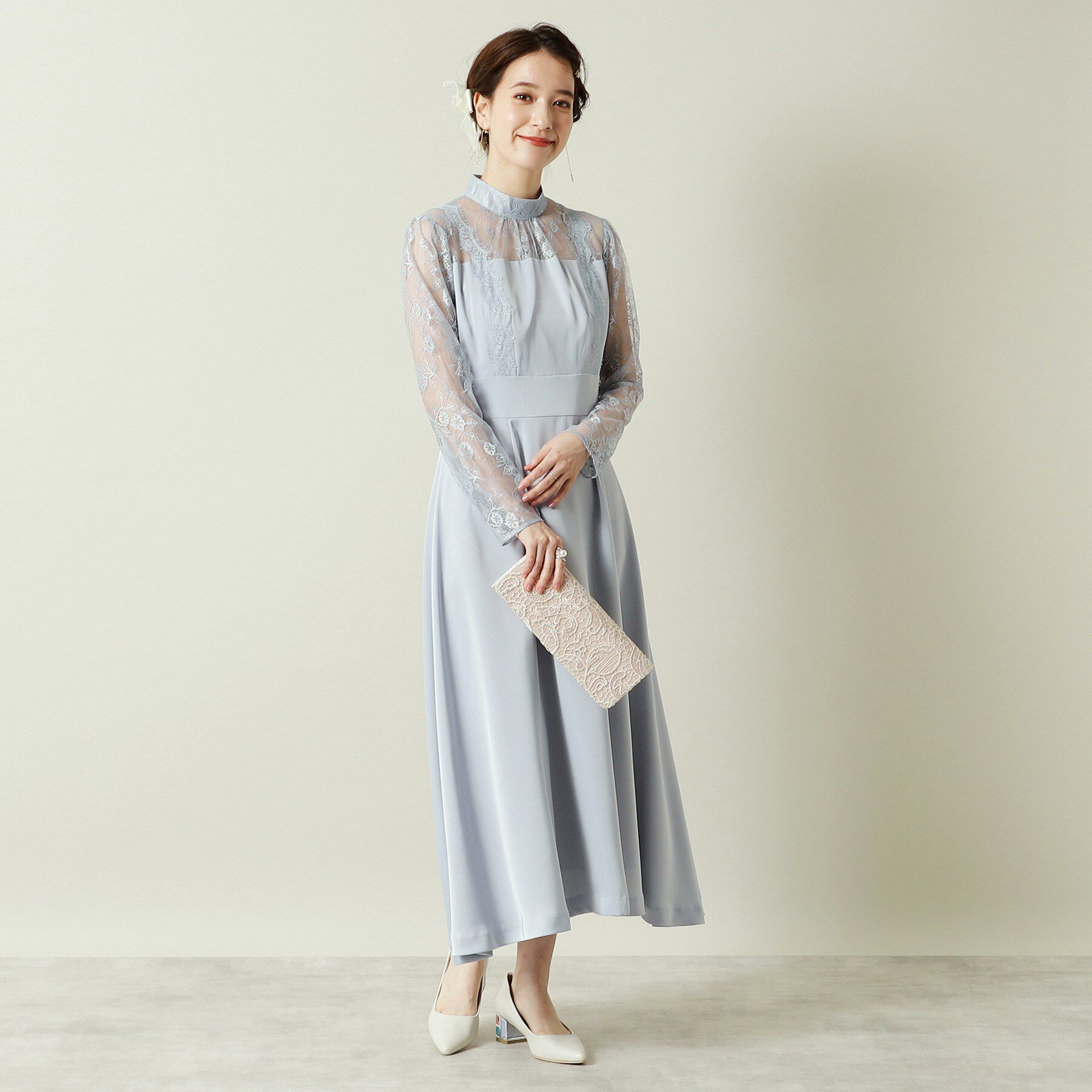 ITS&rsquo;DEMO「【結婚式・パーティに】レースクラッチミニショルダー」|ショルダー・メッセンジャー|