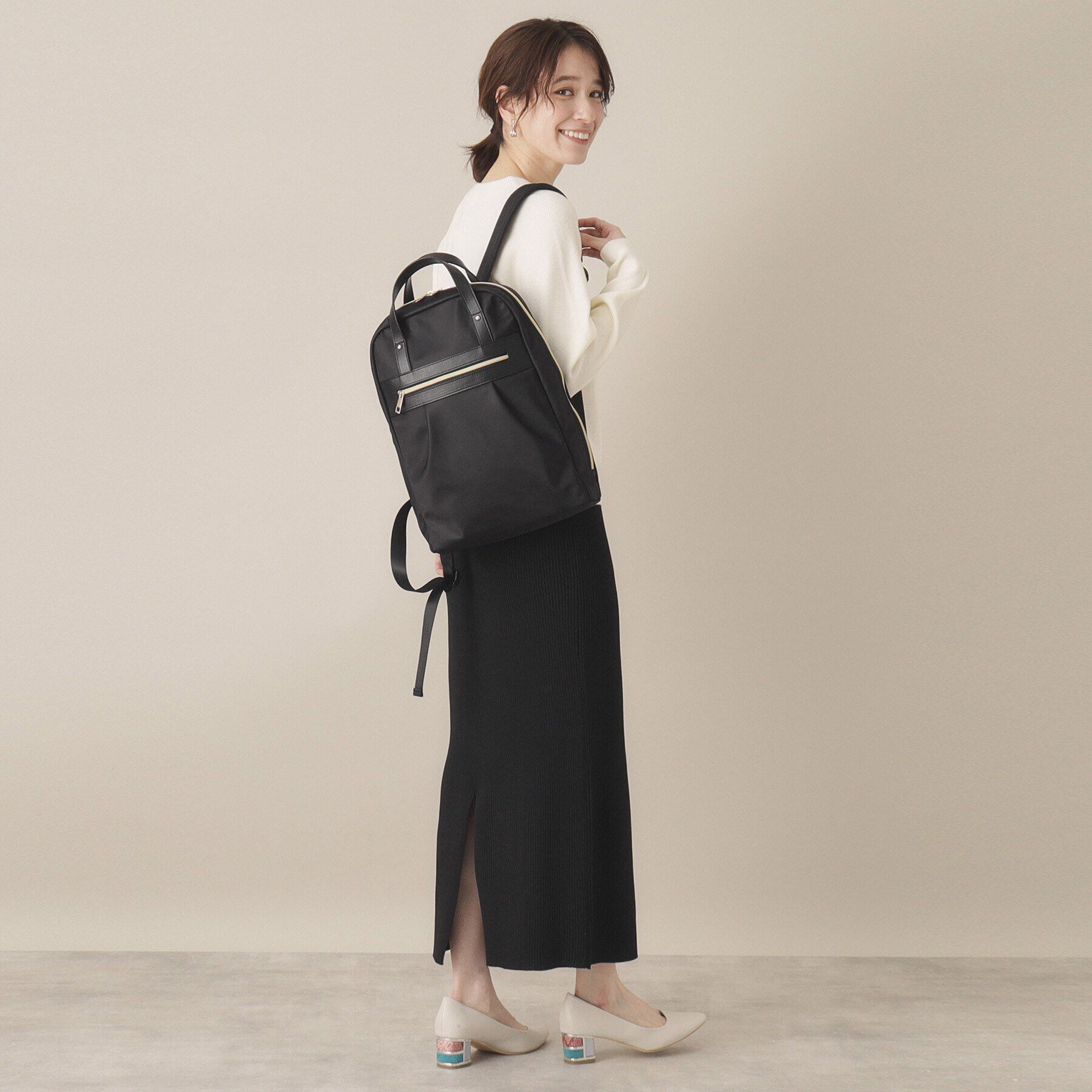 ITS&rsquo;DEMO「【通勤／5ポケット】人間工学コンビリュック」|リュック|