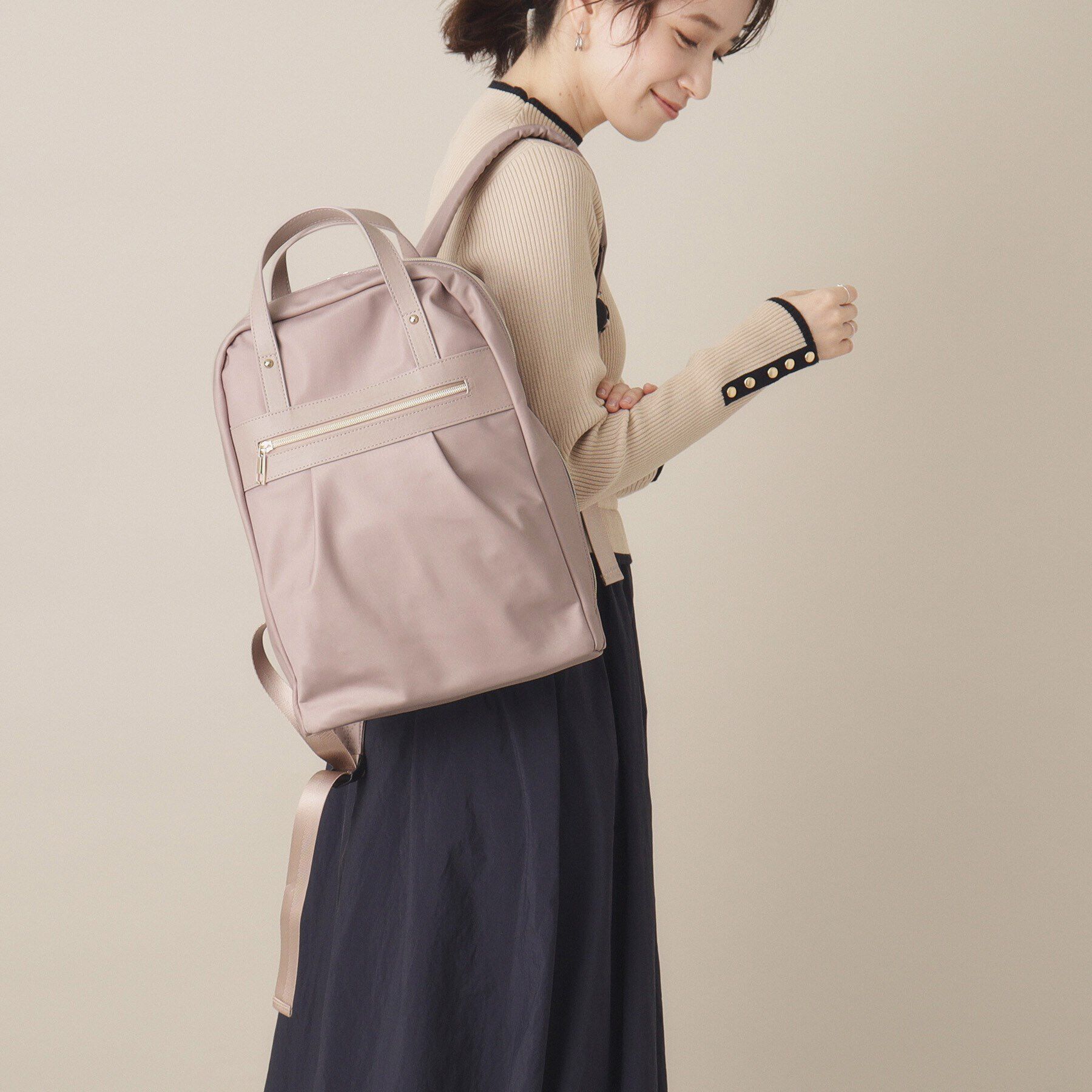 ITS&rsquo;DEMO「【通勤／5ポケット】人間工学コンビリュック」|リュック|