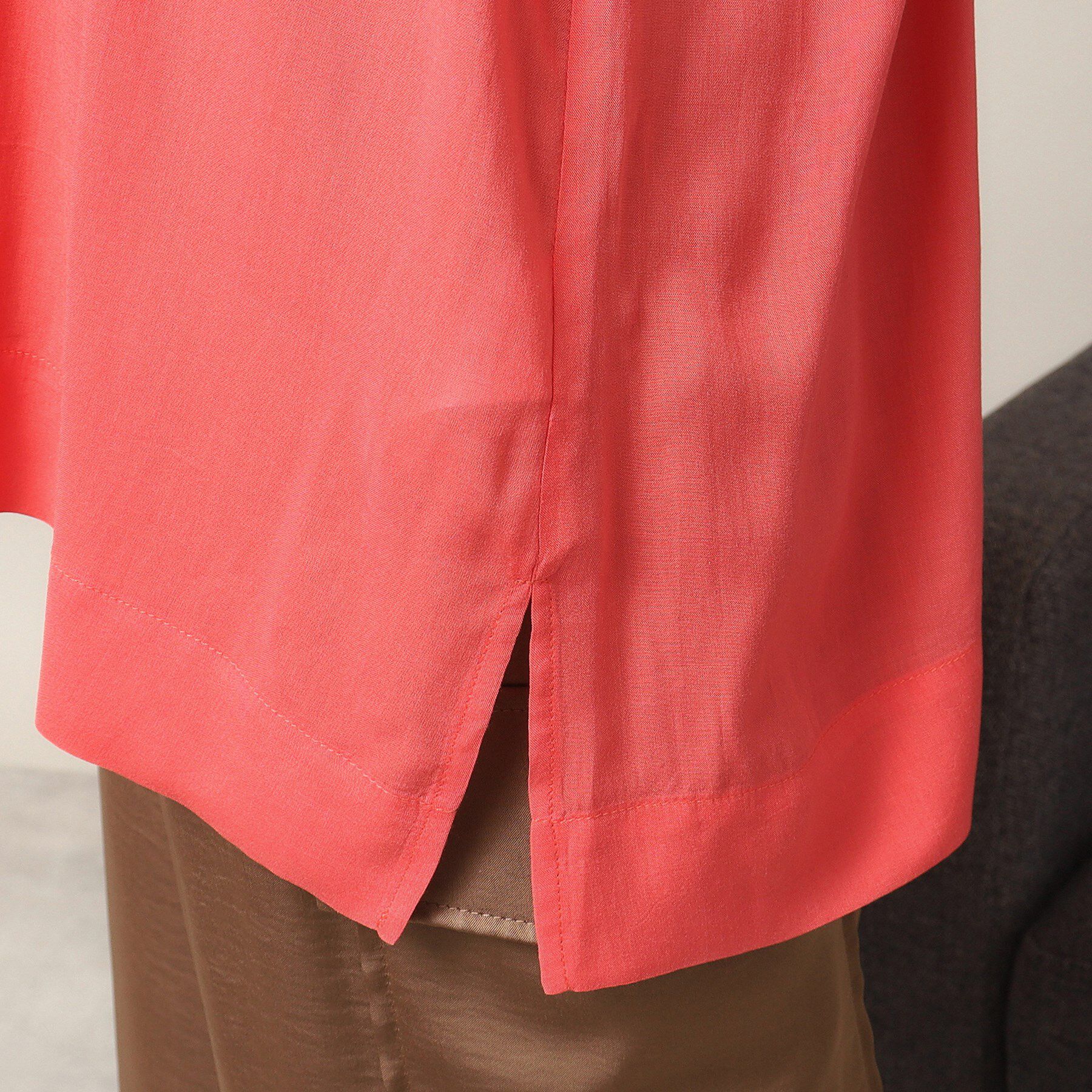 ITS&rsquo;DEMO「【手洗い可】スキッパーブラウス」|シャツ・ブラウス|