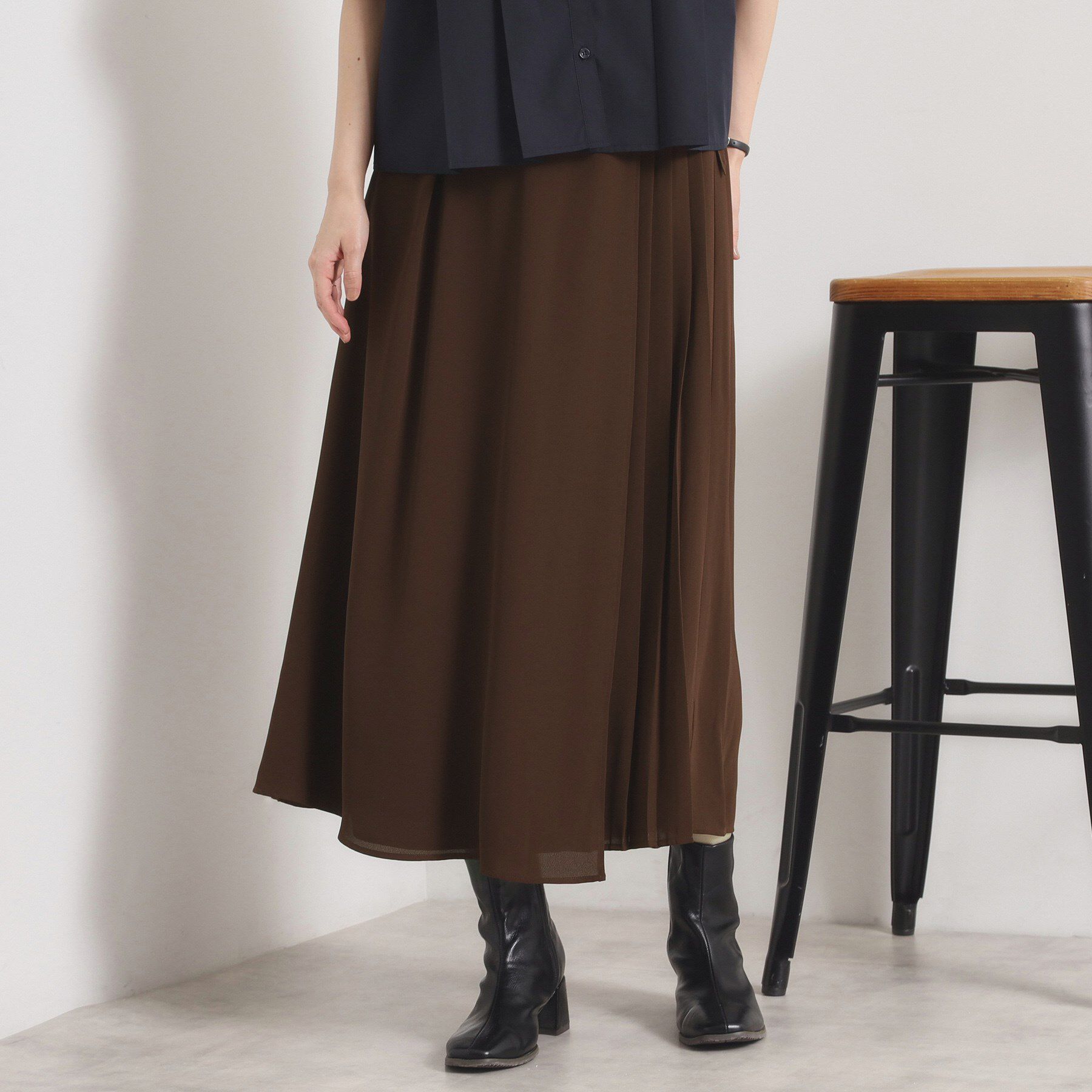 ITS&rsquo;DEMO「【手洗い可／ウエストゴム】サイドプリーツパンツ」|その他|