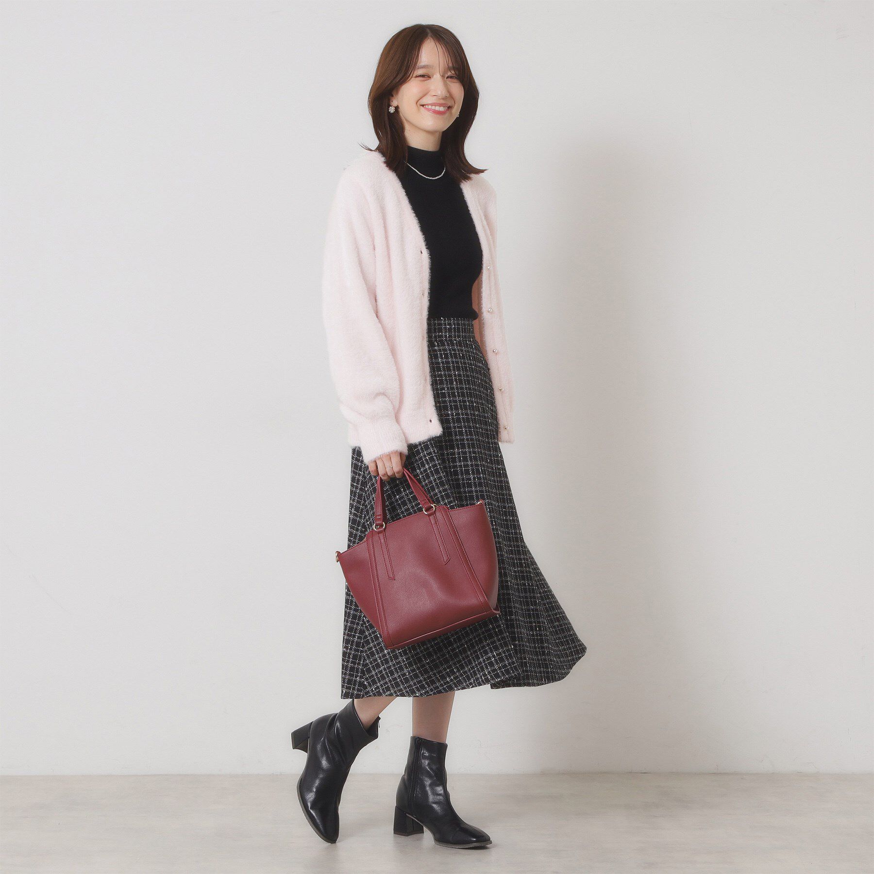 ITS&rsquo;DEMO「【手洗い可】フェザーヤーンVカーディガン」|カーディガン|