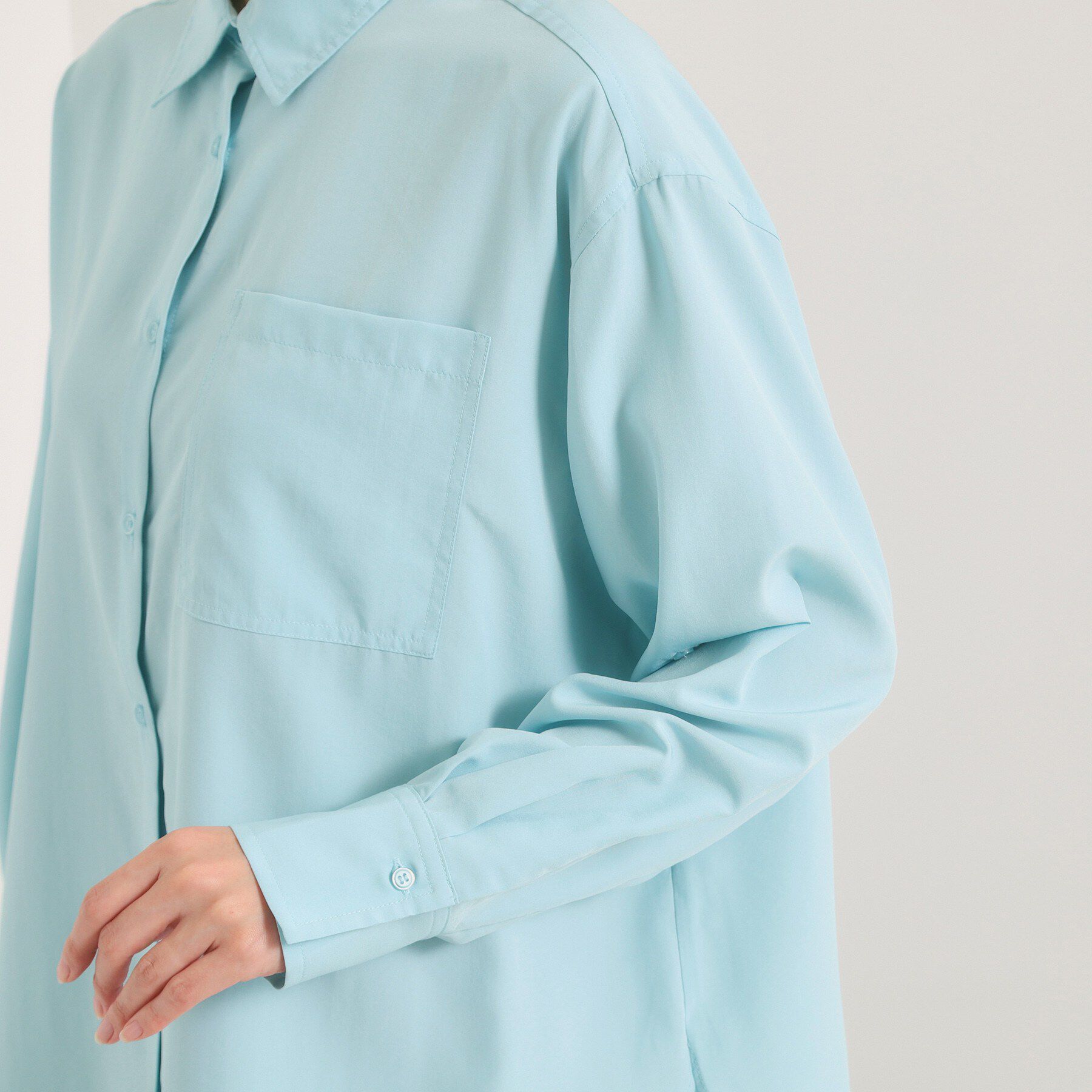 ITS&rsquo;DEMO「【接触冷感／吸水速乾／UV／洗濯機OK】袖2wayブラウス」|シャツ・ブラウス|